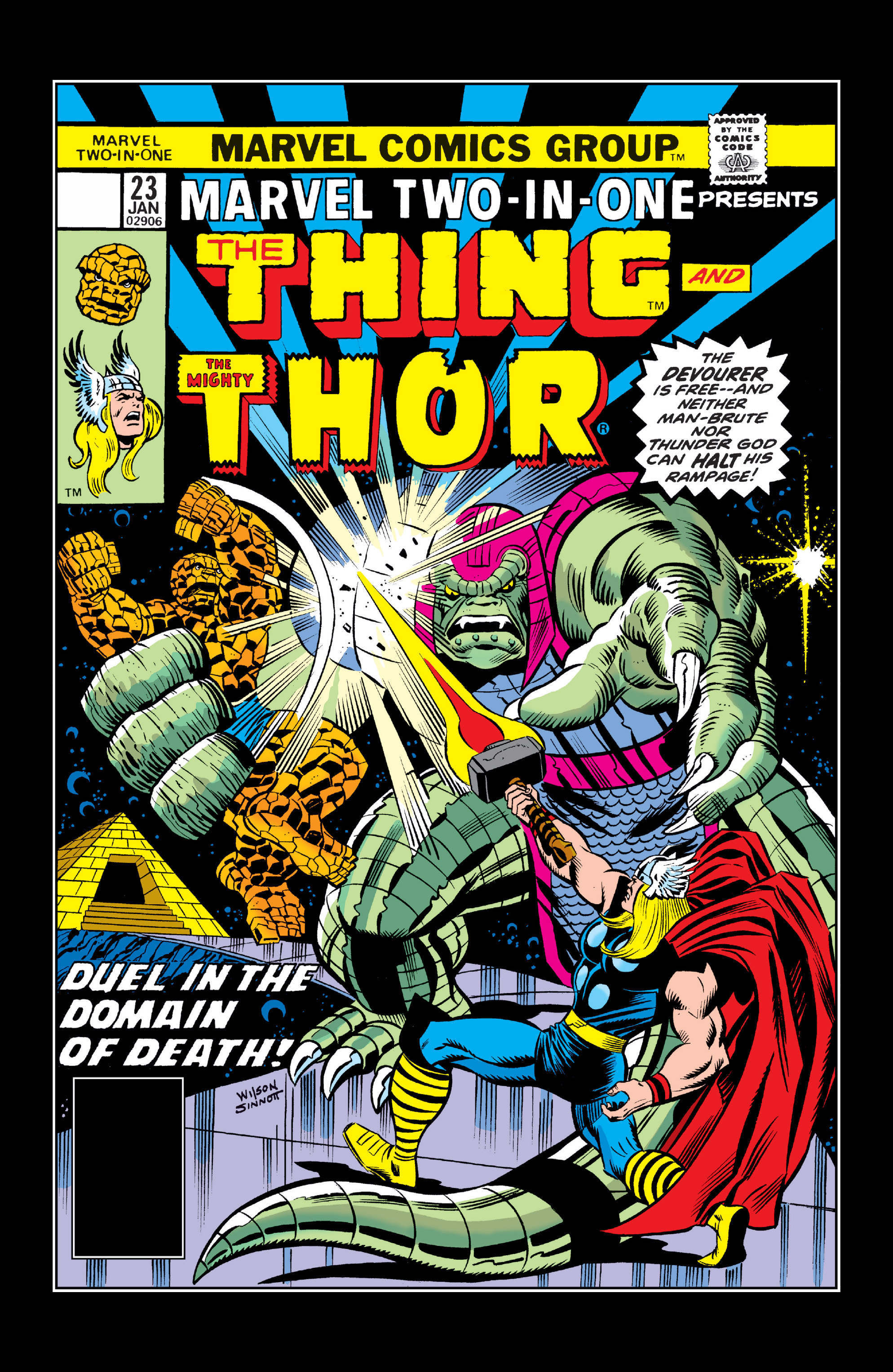 Read online Marvel Two-In-One comic -  Issue #23 - 1