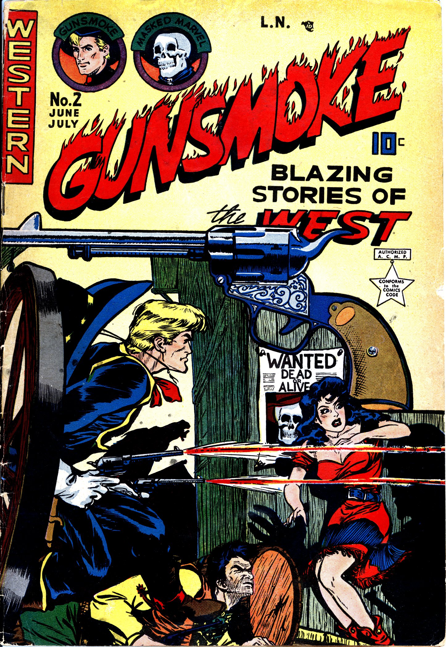Read online Gunsmoke comic -  Issue #2 - 1