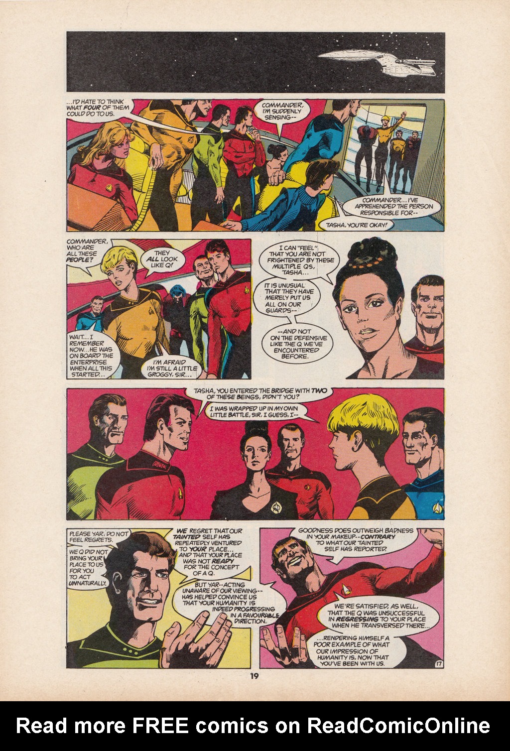 Read online Star Trek The Next Generation (1990) comic -  Issue #5 - 19