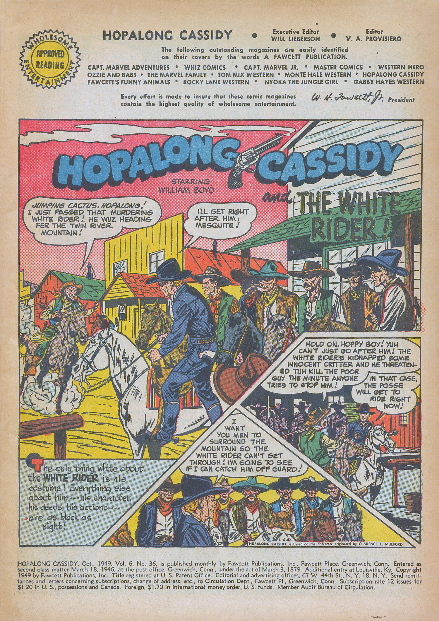Read online Hopalong Cassidy comic -  Issue #36 - 3