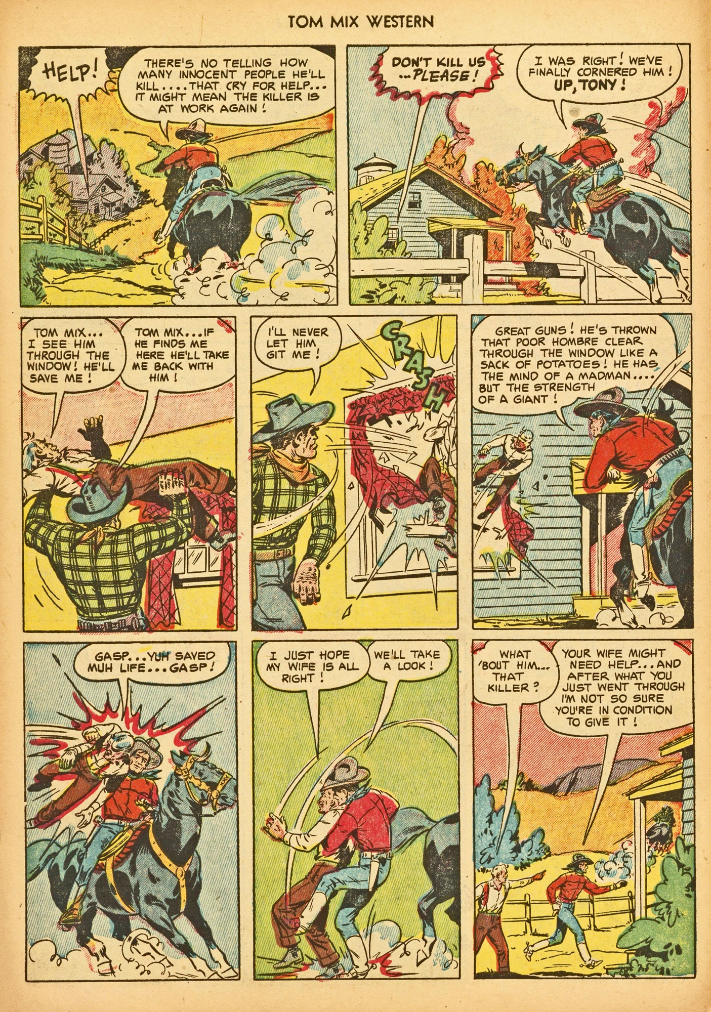 Read online Tom Mix Western (1948) comic -  Issue #59 - 6