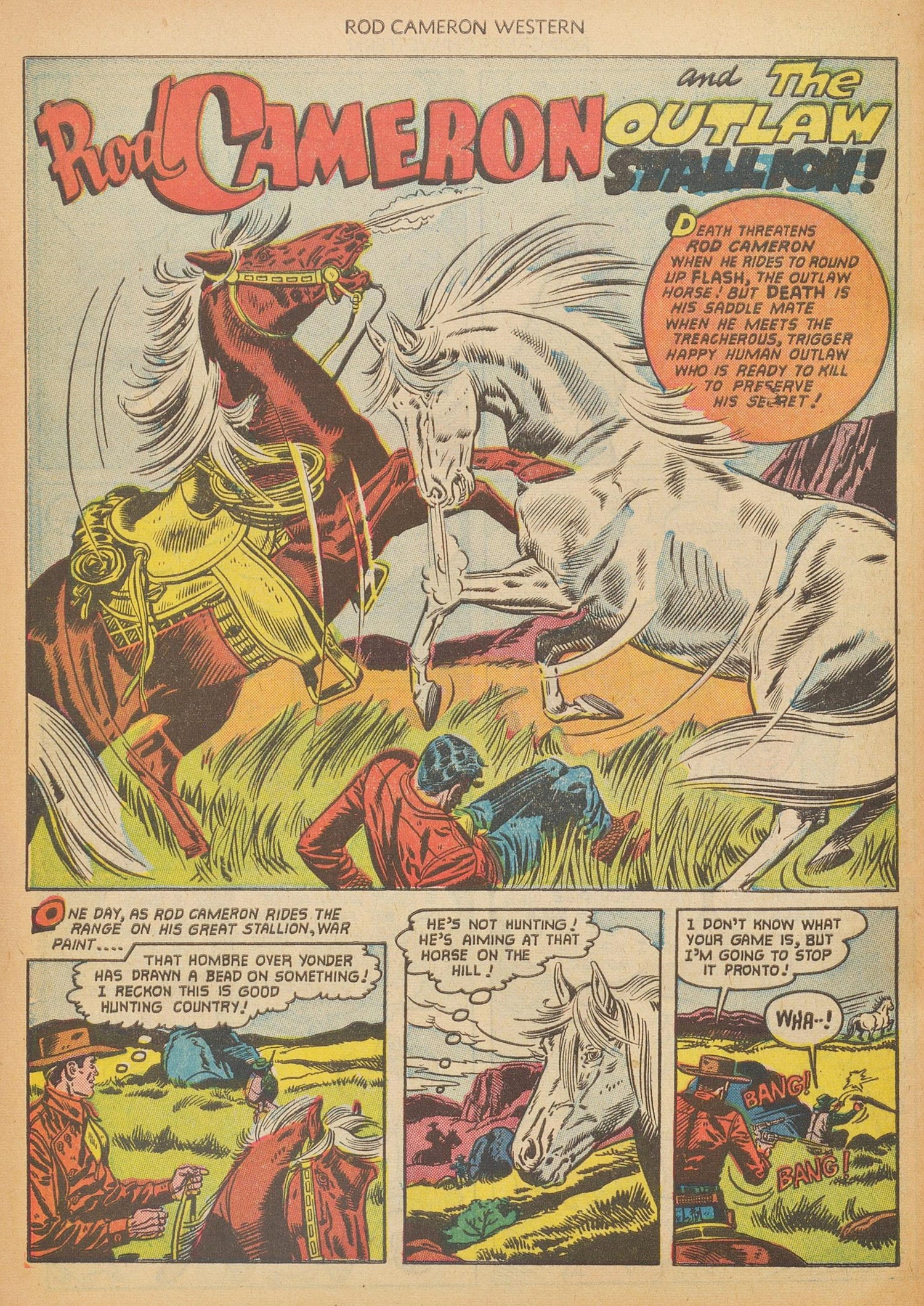 Read online Rod Cameron Western comic -  Issue #16 - 28