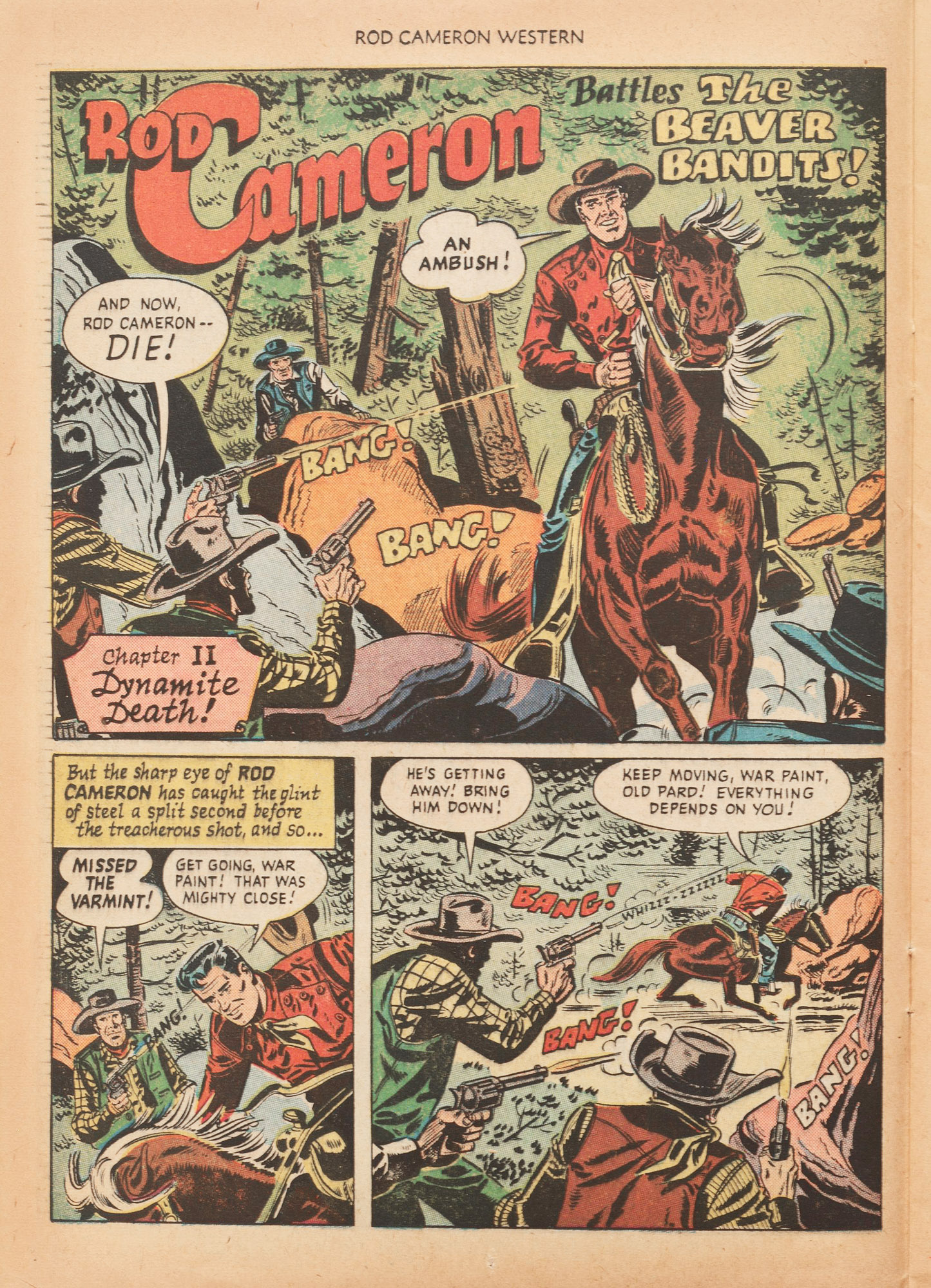 Read online Rod Cameron Western comic -  Issue #4 - 12