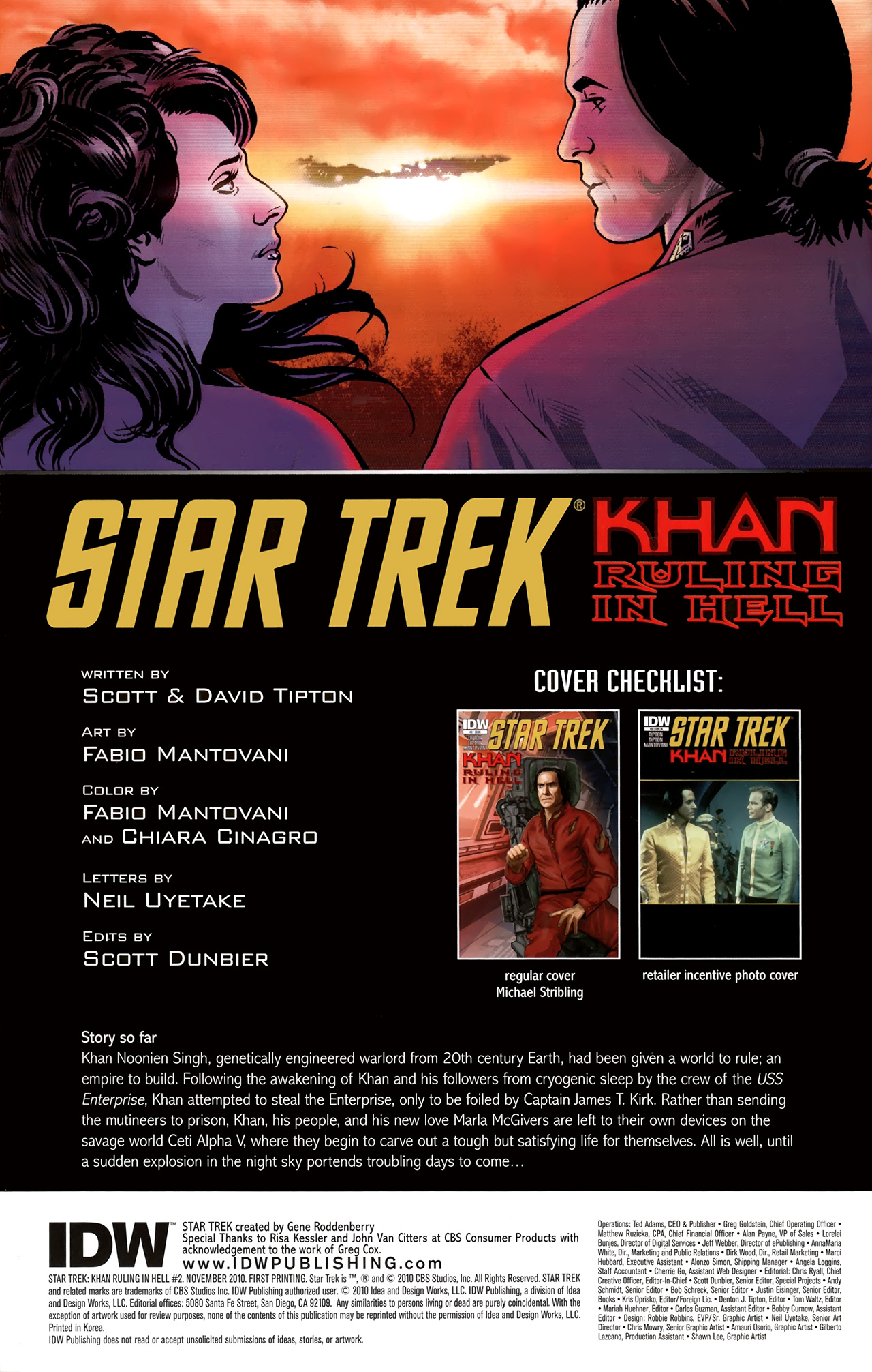 Read online Star Trek: Khan Ruling in Hell comic -  Issue #2 - 2