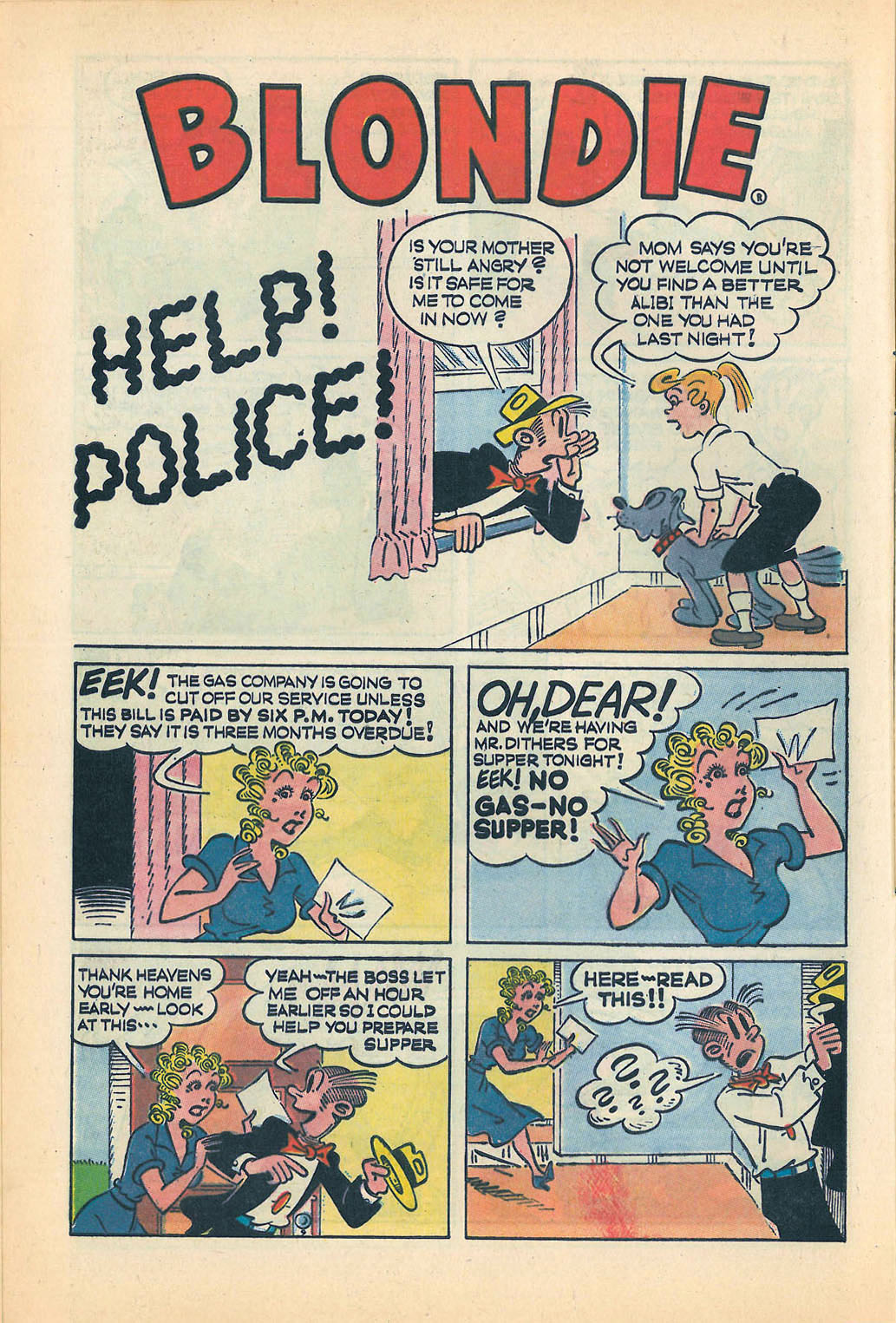 Read online Blondie Comics (1960) comic -  Issue #149 - 12
