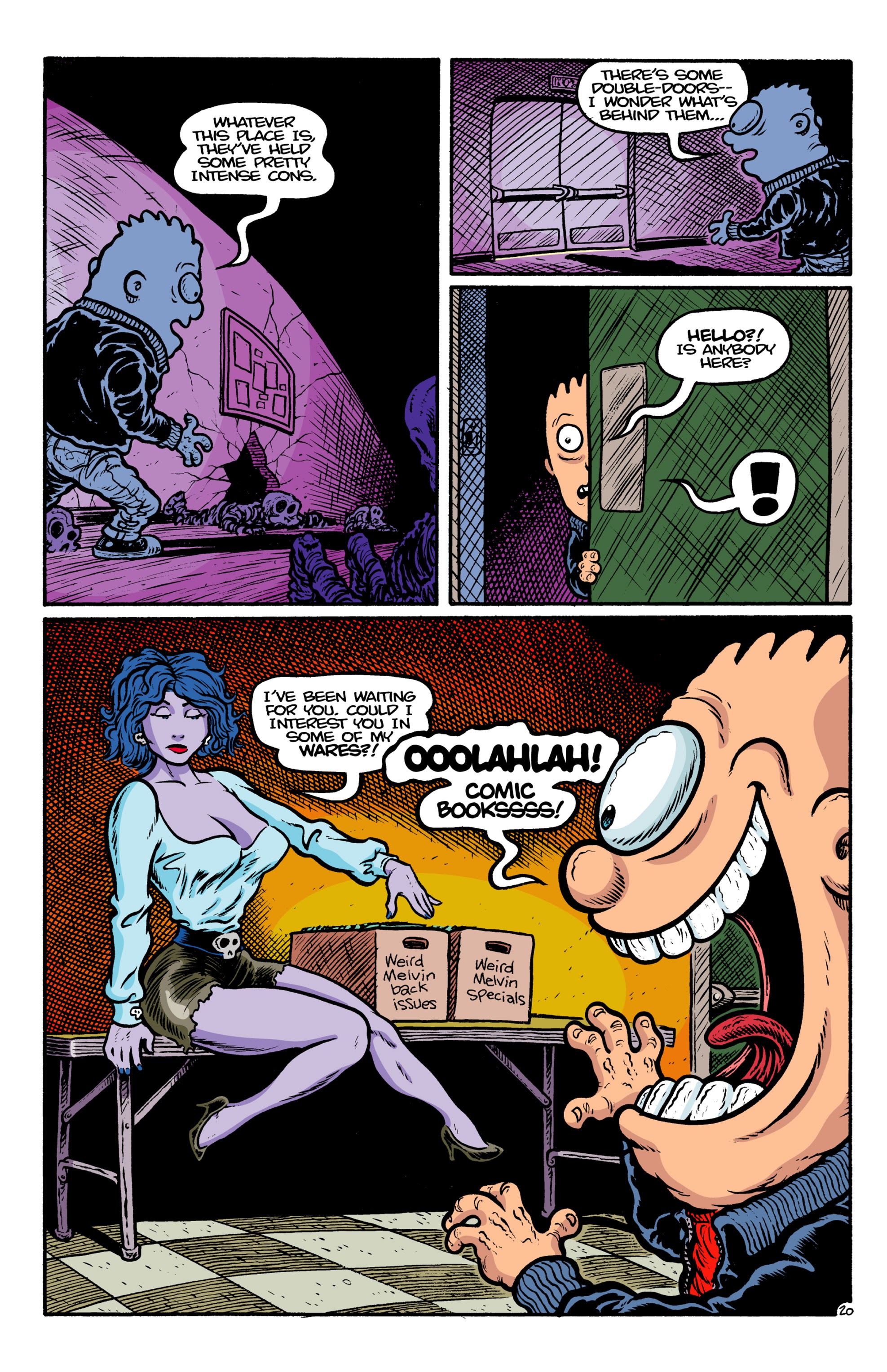 Read online Weird Melvin comic -  Issue #3 - 22
