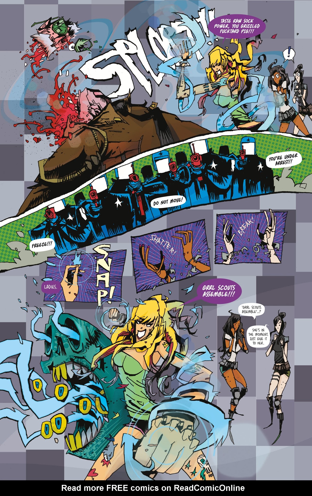 Read online Grrl Scouts: Magic Socks comic -  Issue #6 - 21