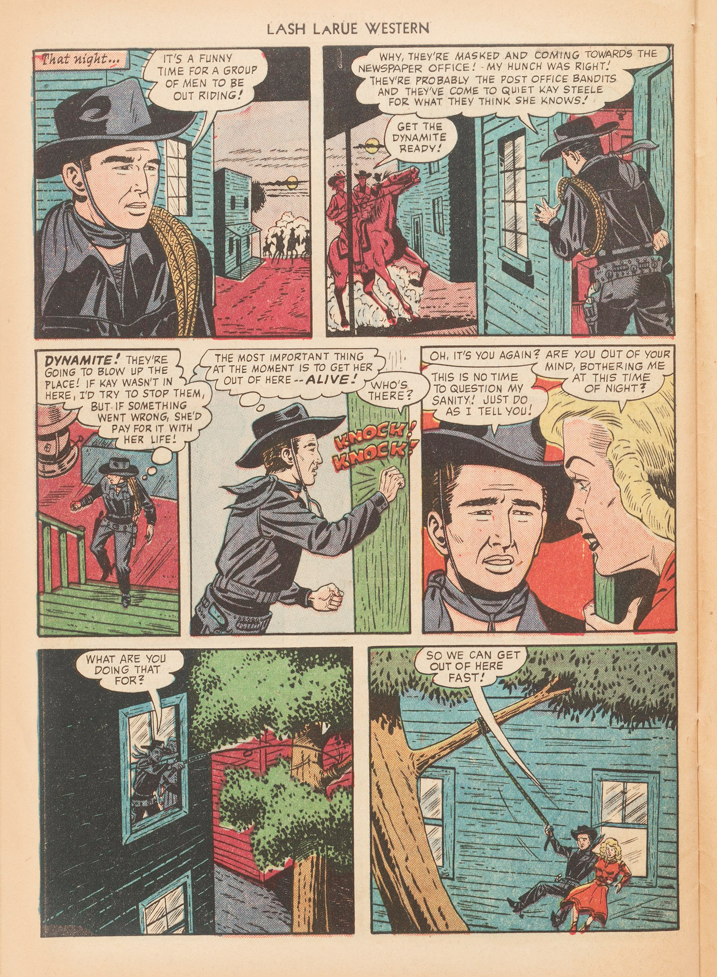 Read online Lash Larue Western (1949) comic -  Issue #10 - 44