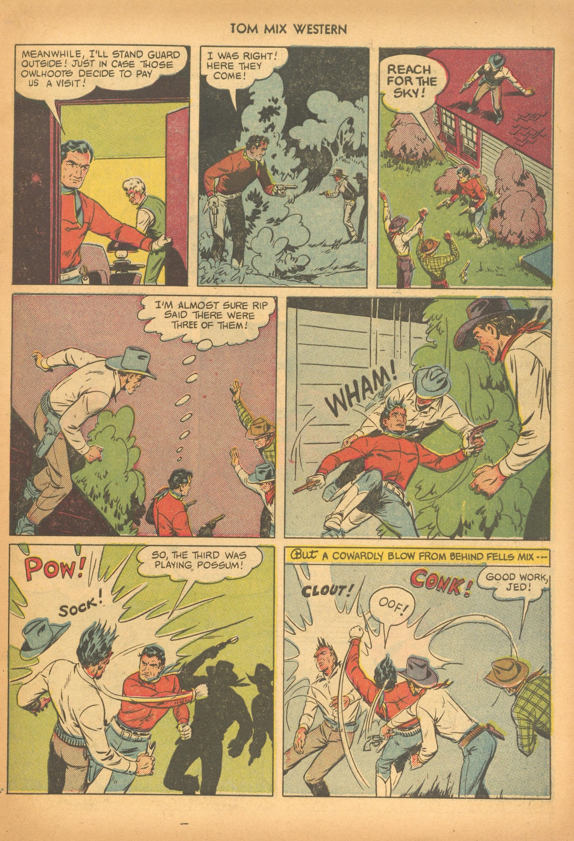 Read online Tom Mix Western (1948) comic -  Issue #28 - 19