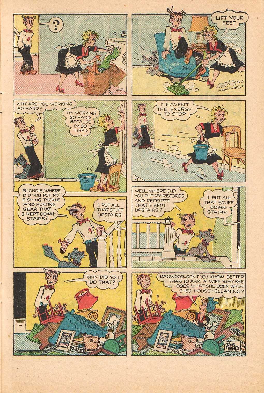 Read online Blondie Comics (1960) comic -  Issue #143 - 11