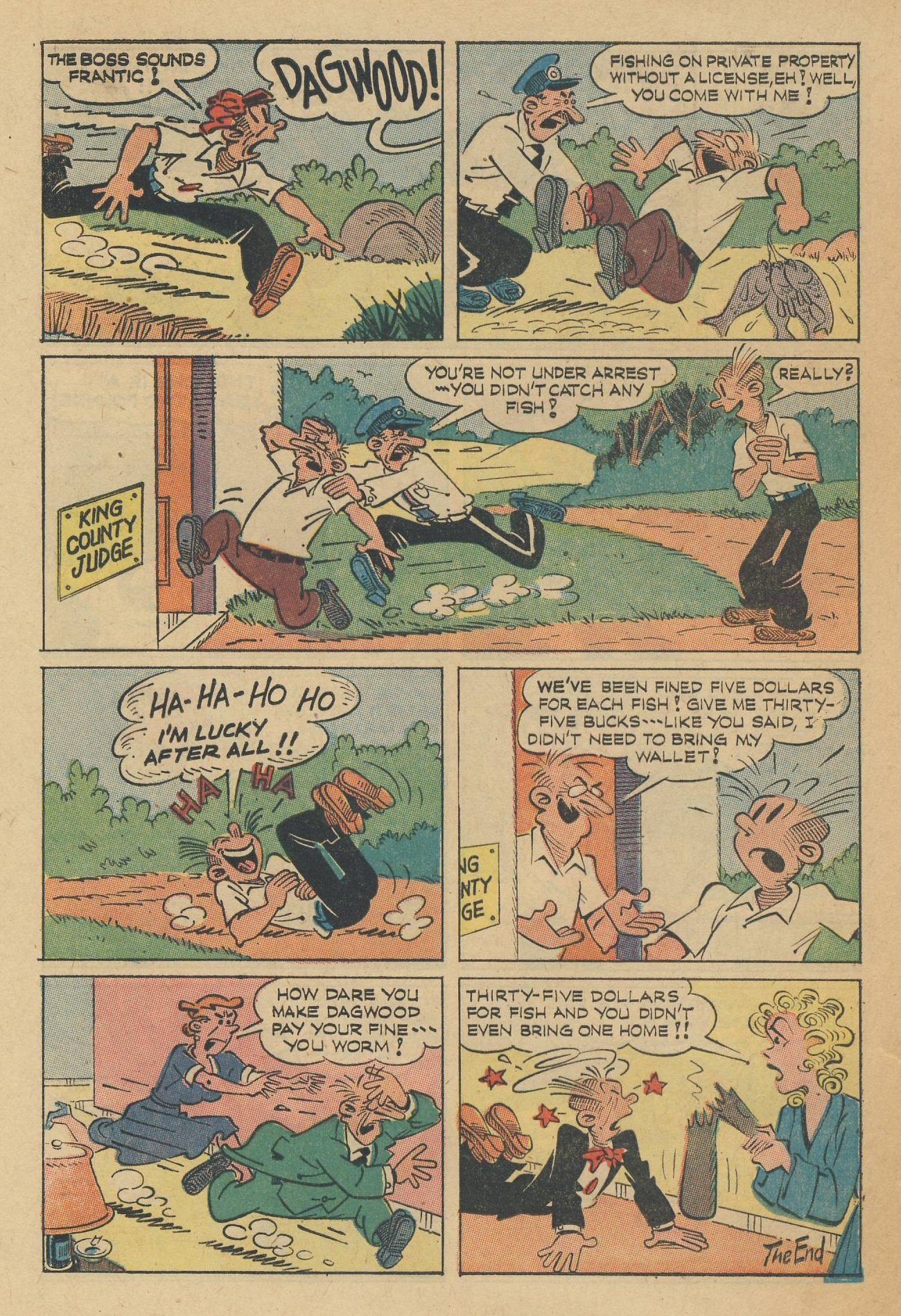 Read online Blondie Comics (1960) comic -  Issue #150 - 16