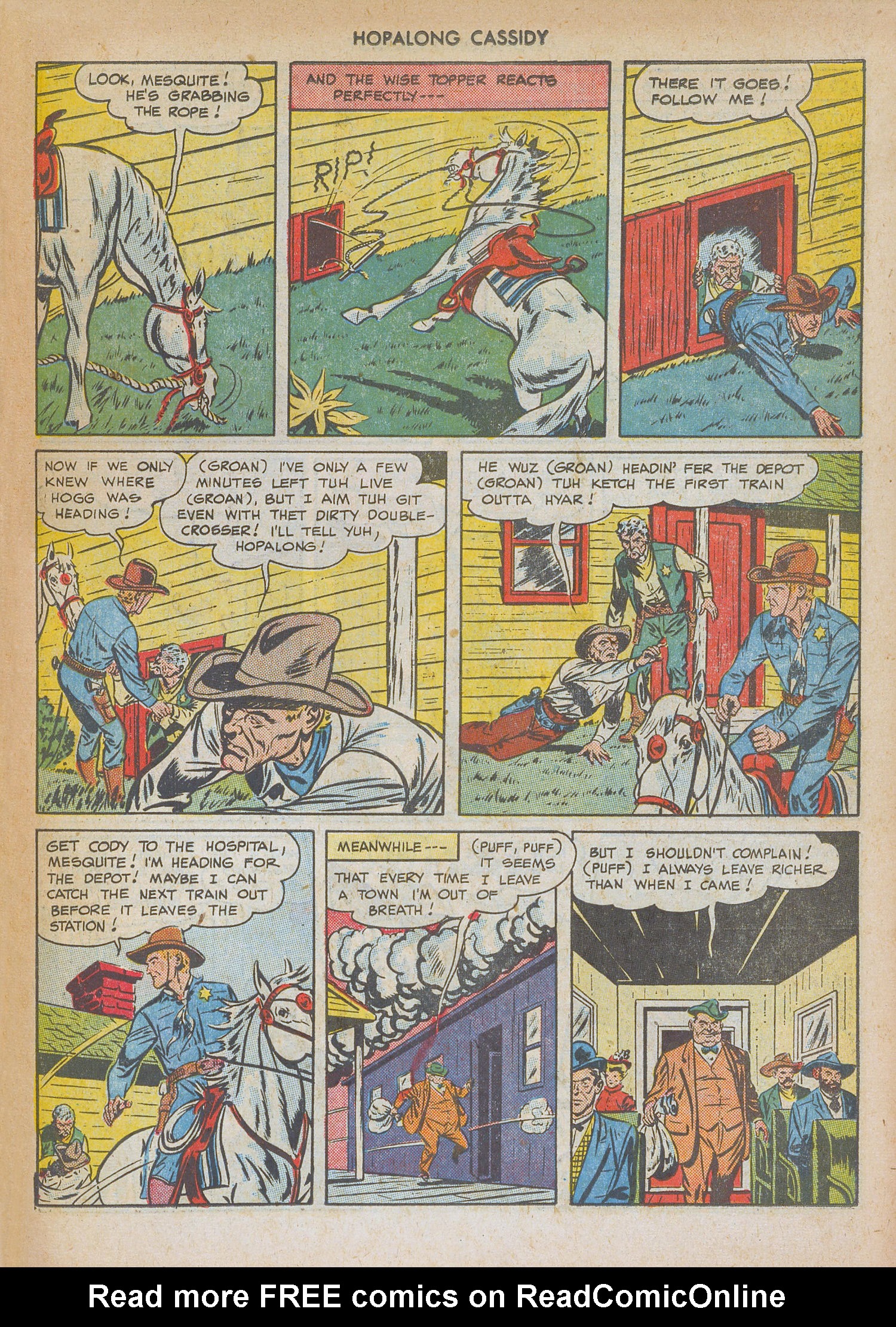 Read online Hopalong Cassidy comic -  Issue #32 - 23