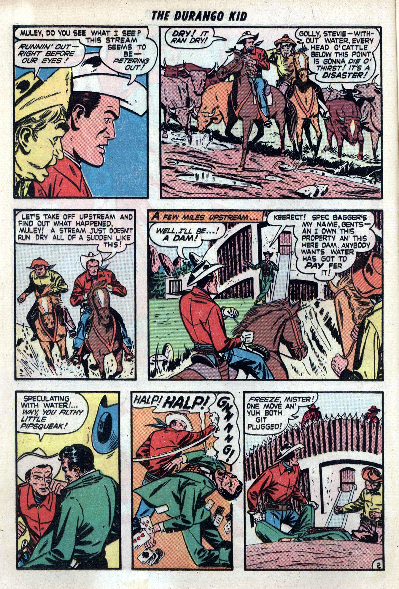Read online Charles Starrett as The Durango Kid comic -  Issue #9 - 12