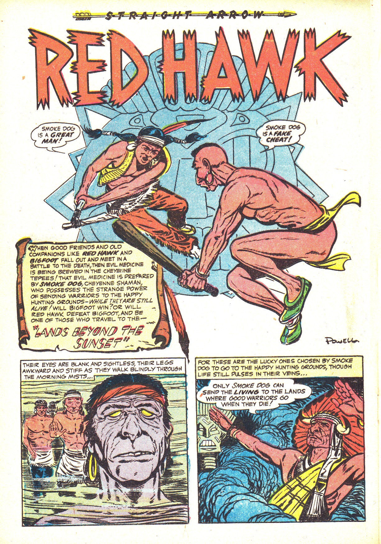 Read online Straight Arrow comic -  Issue #36 - 20