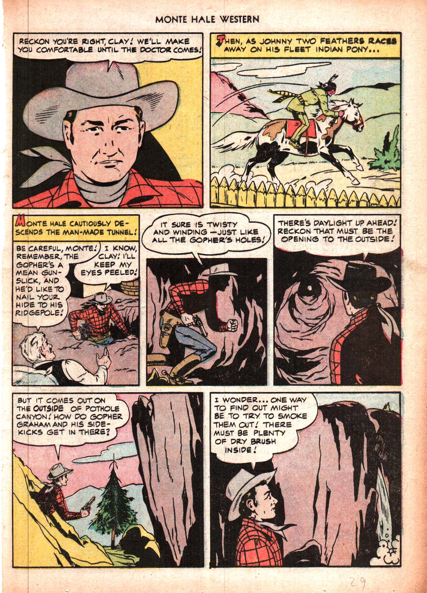 Read online Monte Hale Western comic -  Issue #50 - 29