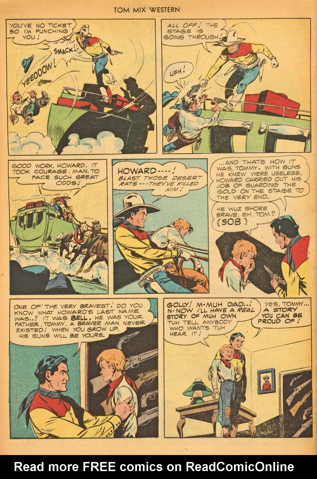 Read online Tom Mix Western (1948) comic -  Issue #8 - 48