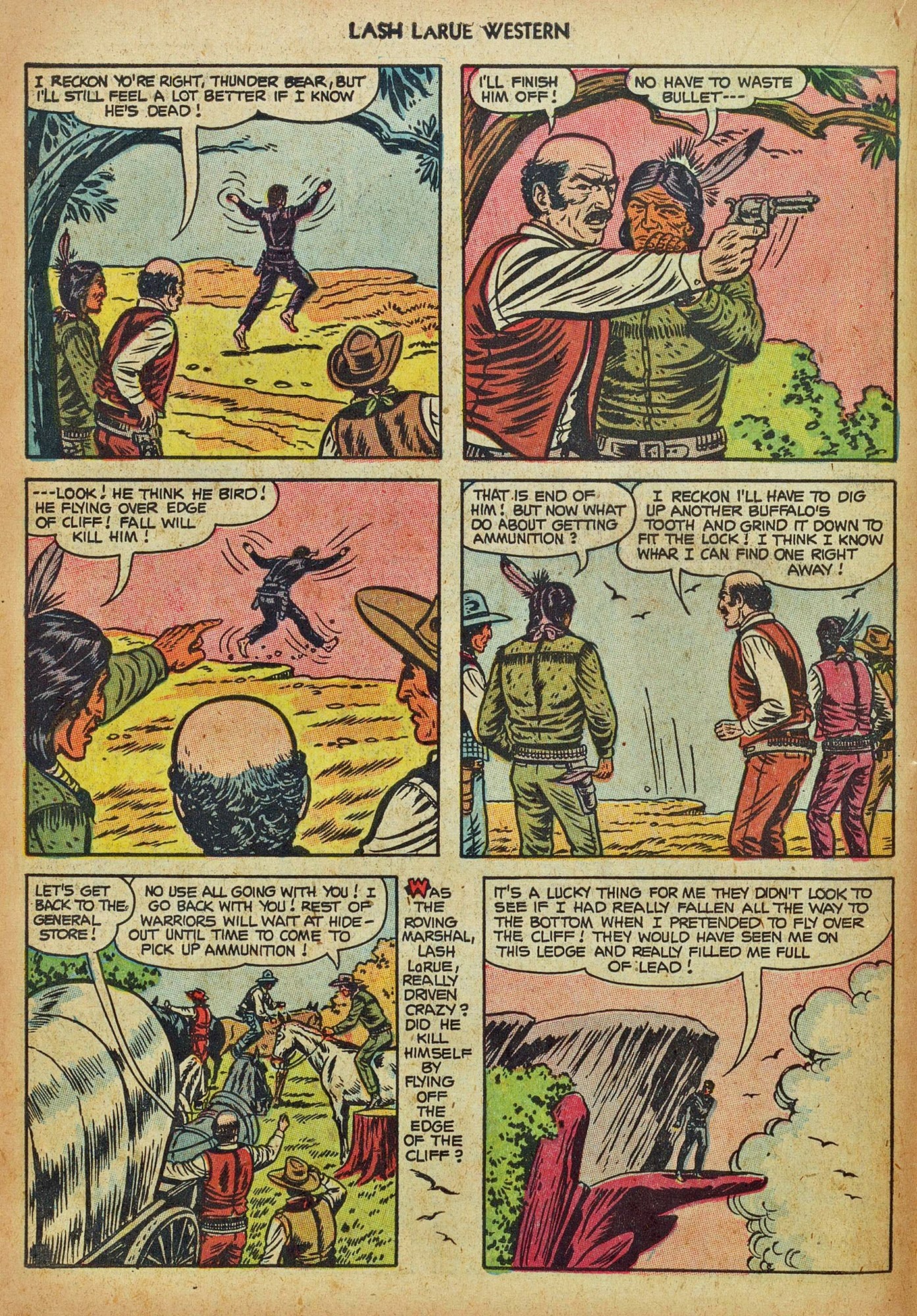 Read online Lash Larue Western (1949) comic -  Issue #44 - 18