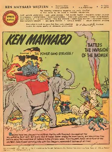 Read online Ken Maynard Western comic -  Issue #2 - 3