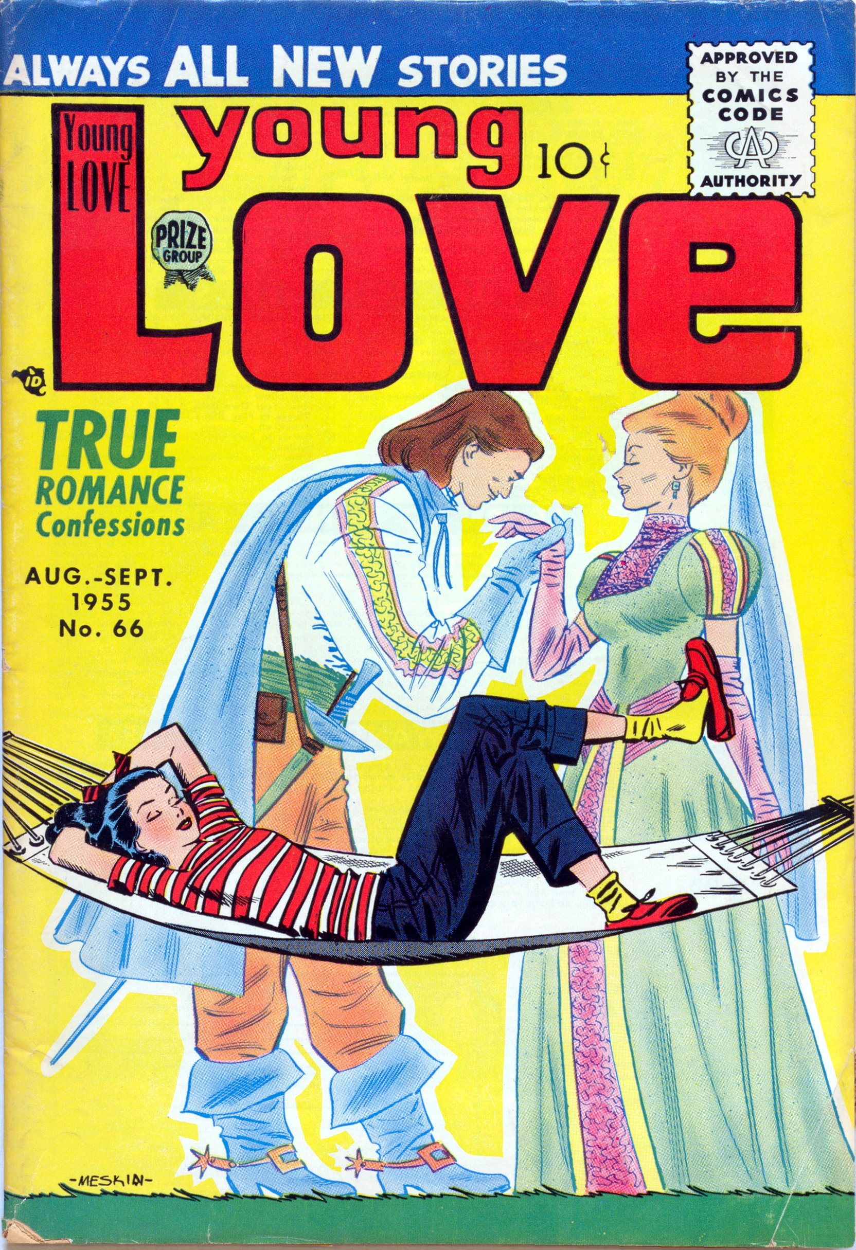 Read online Young Love (1949) comic -  Issue #12 - 1