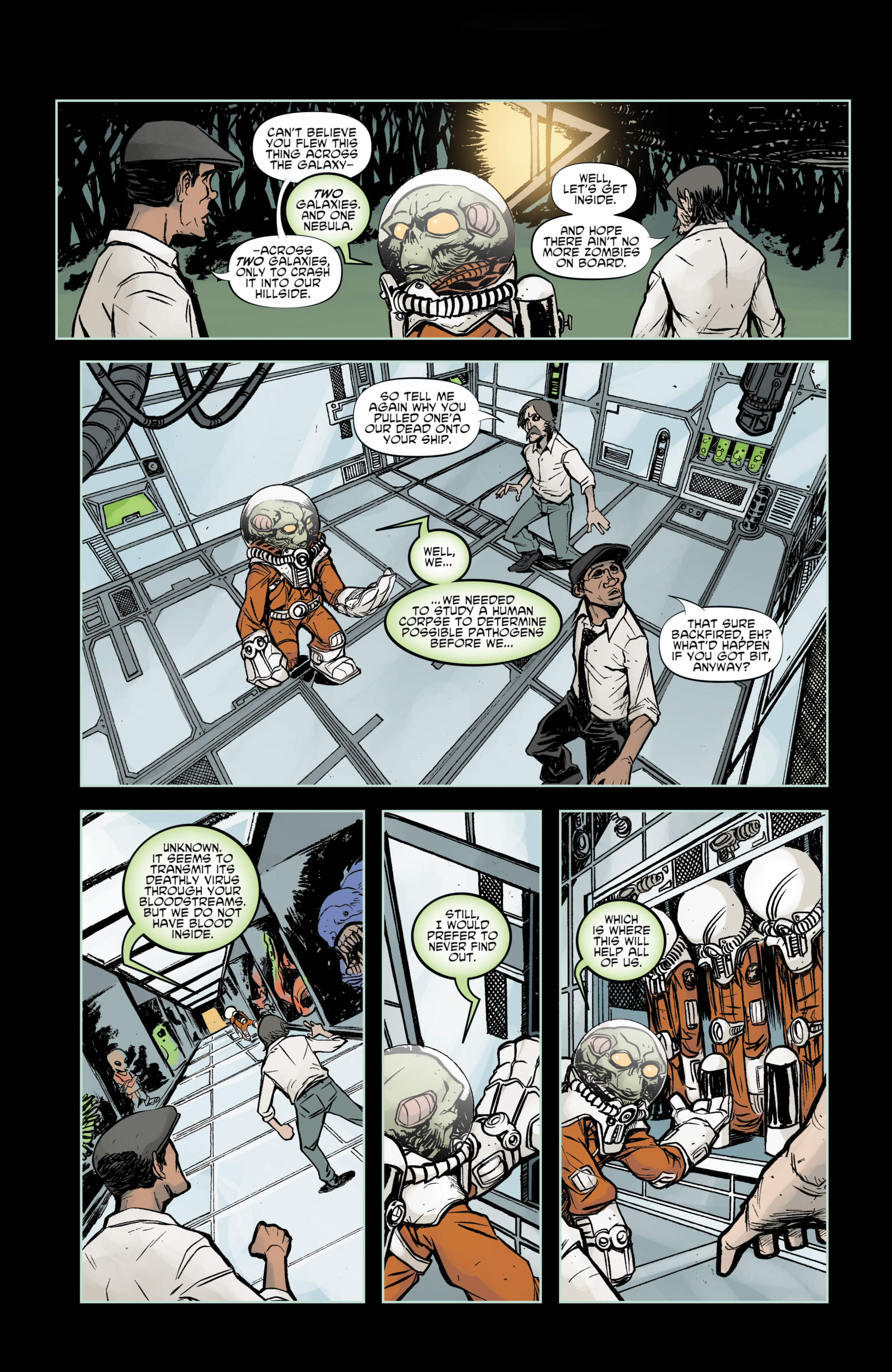 Read online The Colonized: Zombies vs. Aliens comic -  Issue # TPB - 42