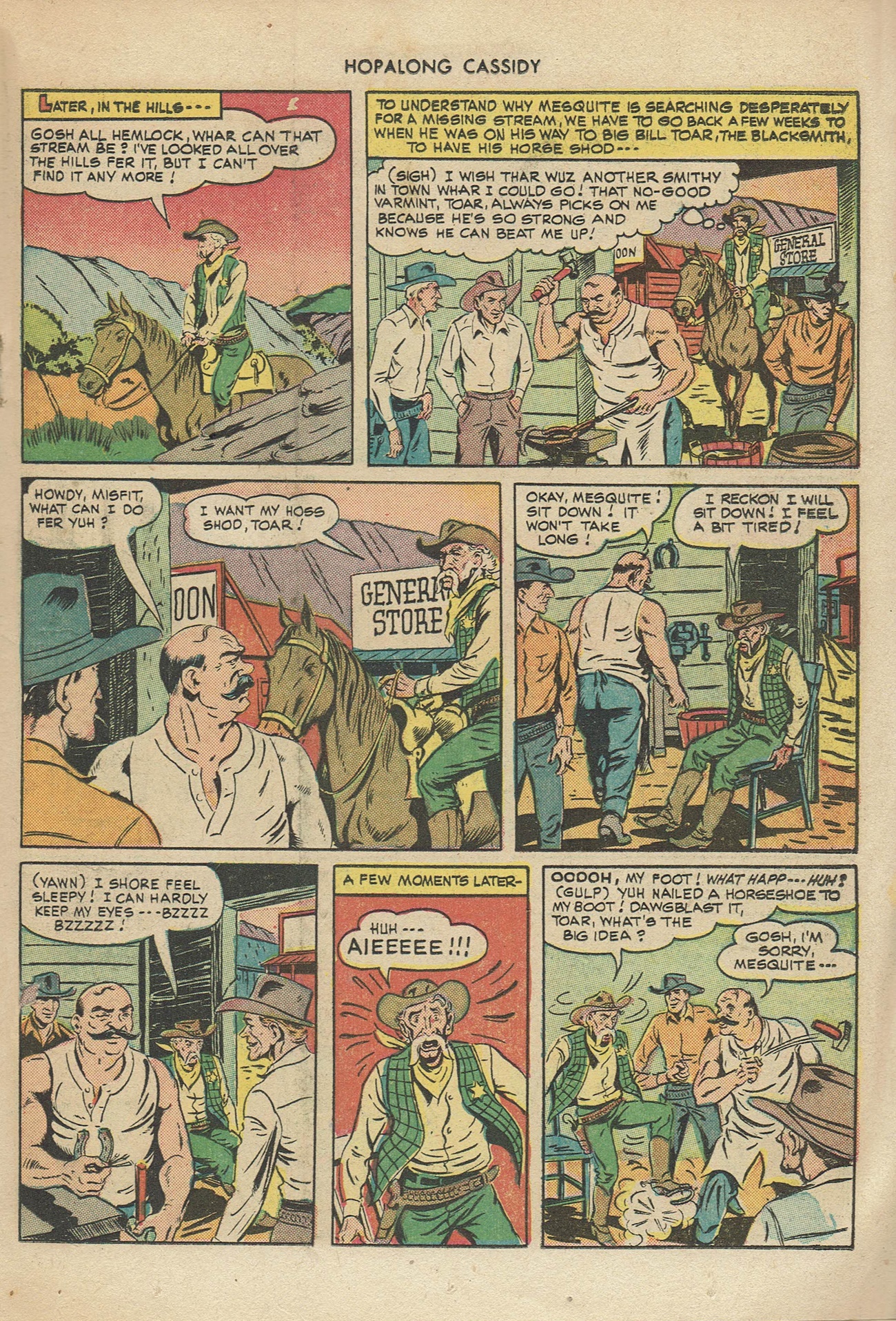 Read online Hopalong Cassidy comic -  Issue #45 - 27