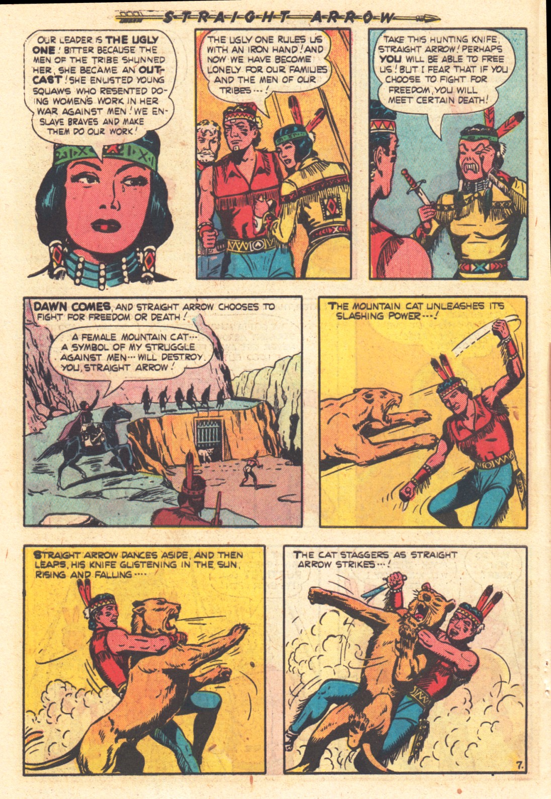 Read online Straight Arrow comic -  Issue #18 - 32