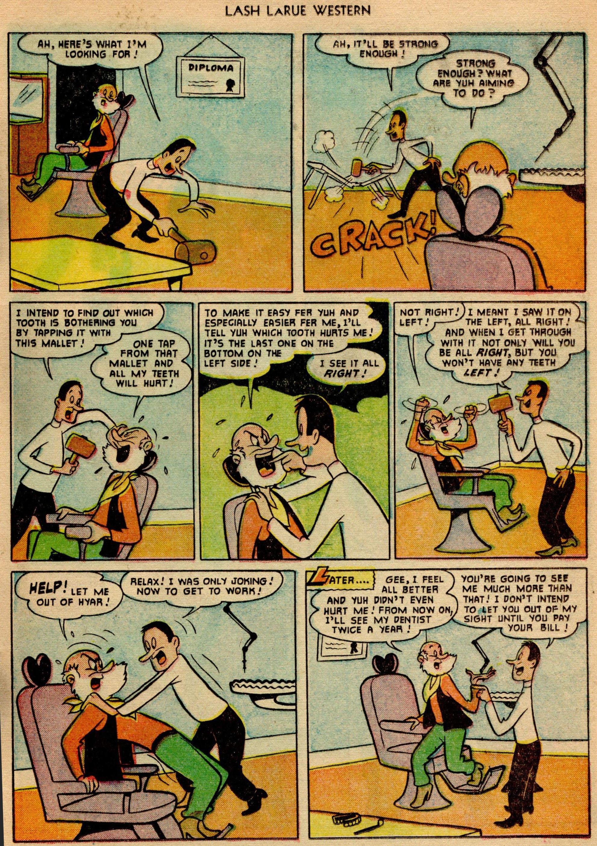 Read online Lash Larue Western (1949) comic -  Issue #23 - 20