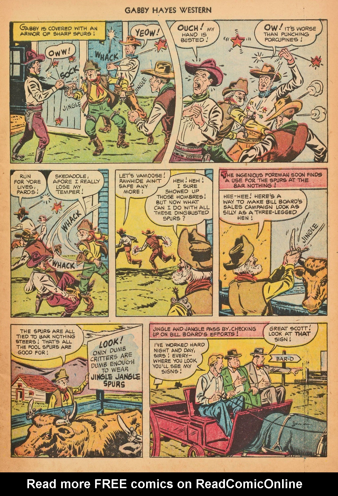 Read online Gabby Hayes Western comic -  Issue #43 - 7