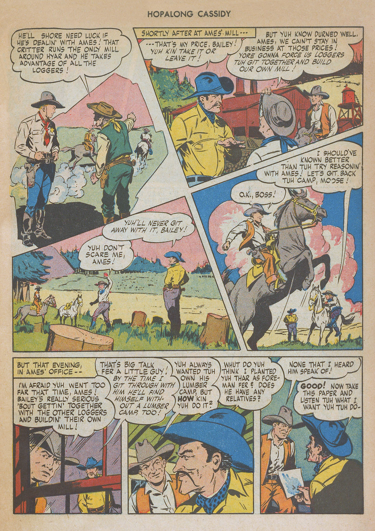 Read online Hopalong Cassidy comic -  Issue #4 - 5