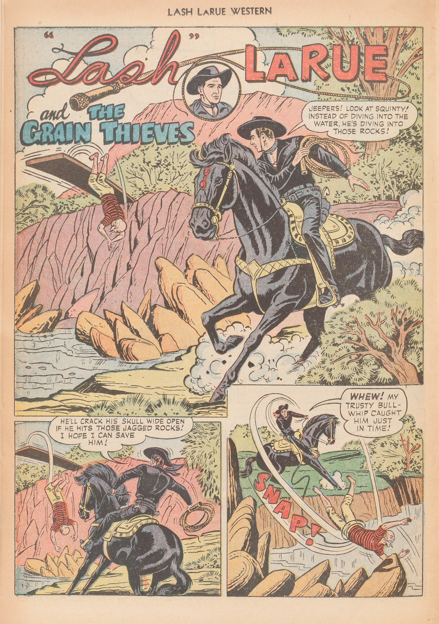 Read online Lash Larue Western (1949) comic -  Issue #12 - 26