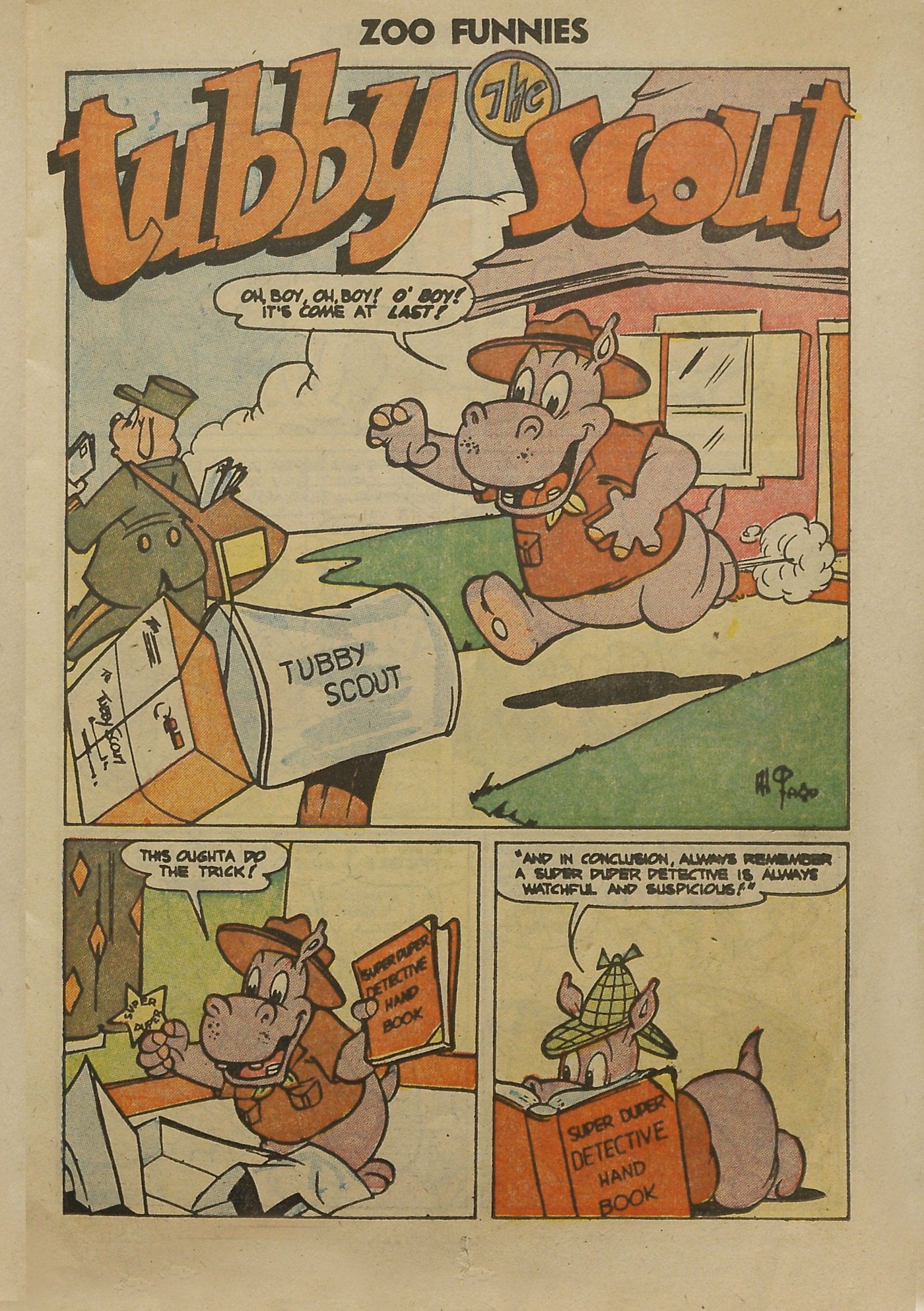 Read online Zoo Funnies comic -  Issue #4 - 10