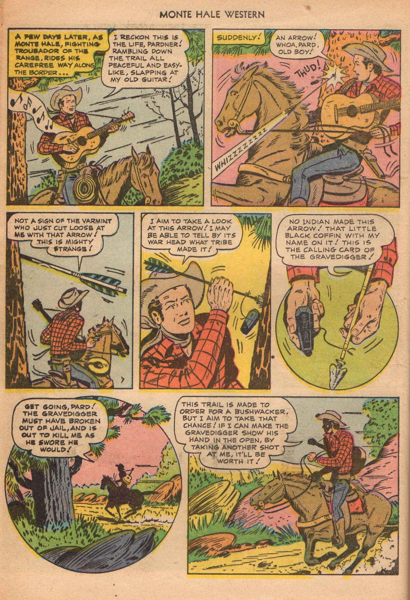 Read online Monte Hale Western comic -  Issue #51 - 8