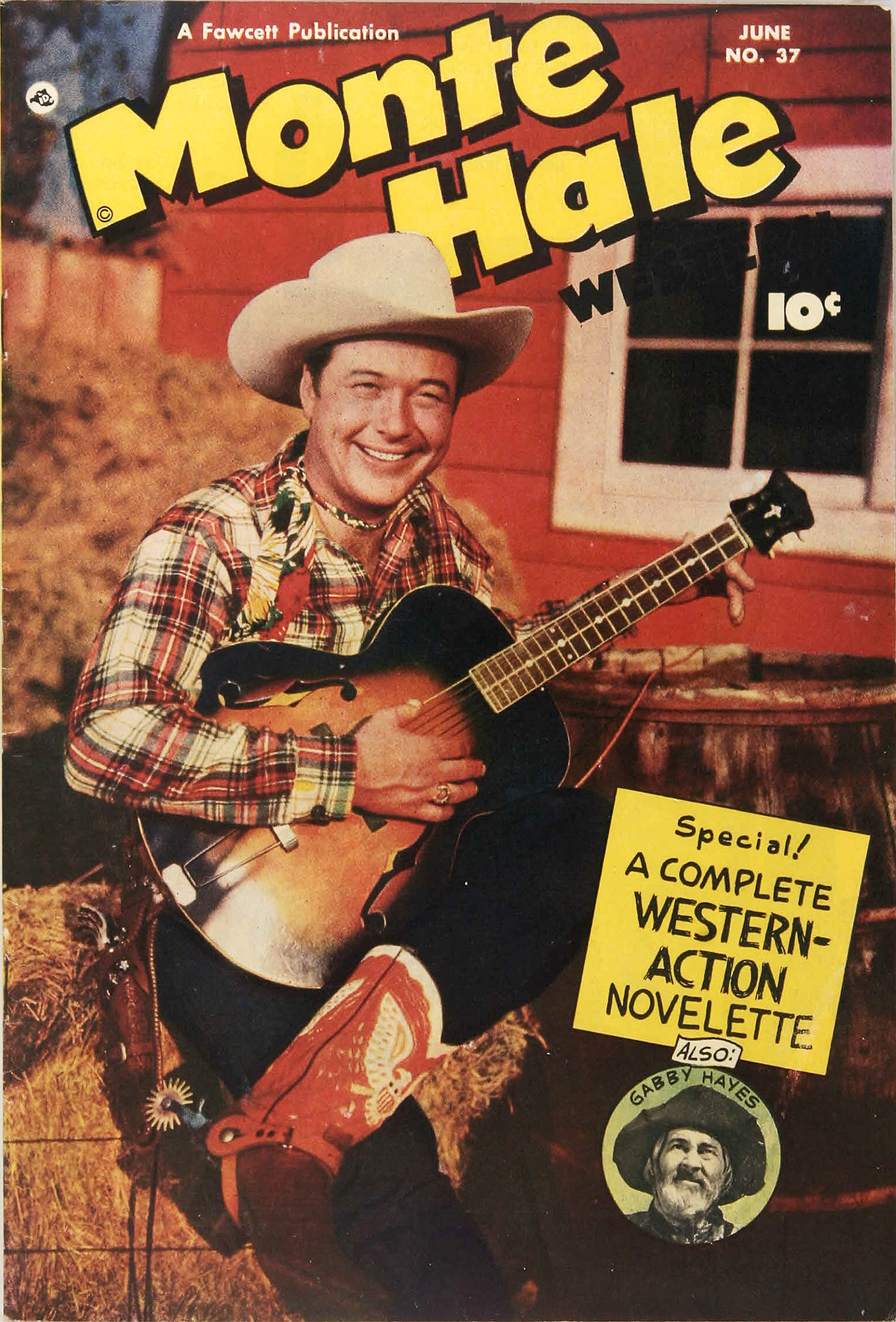 Read online Monte Hale Western comic -  Issue #37 - 1
