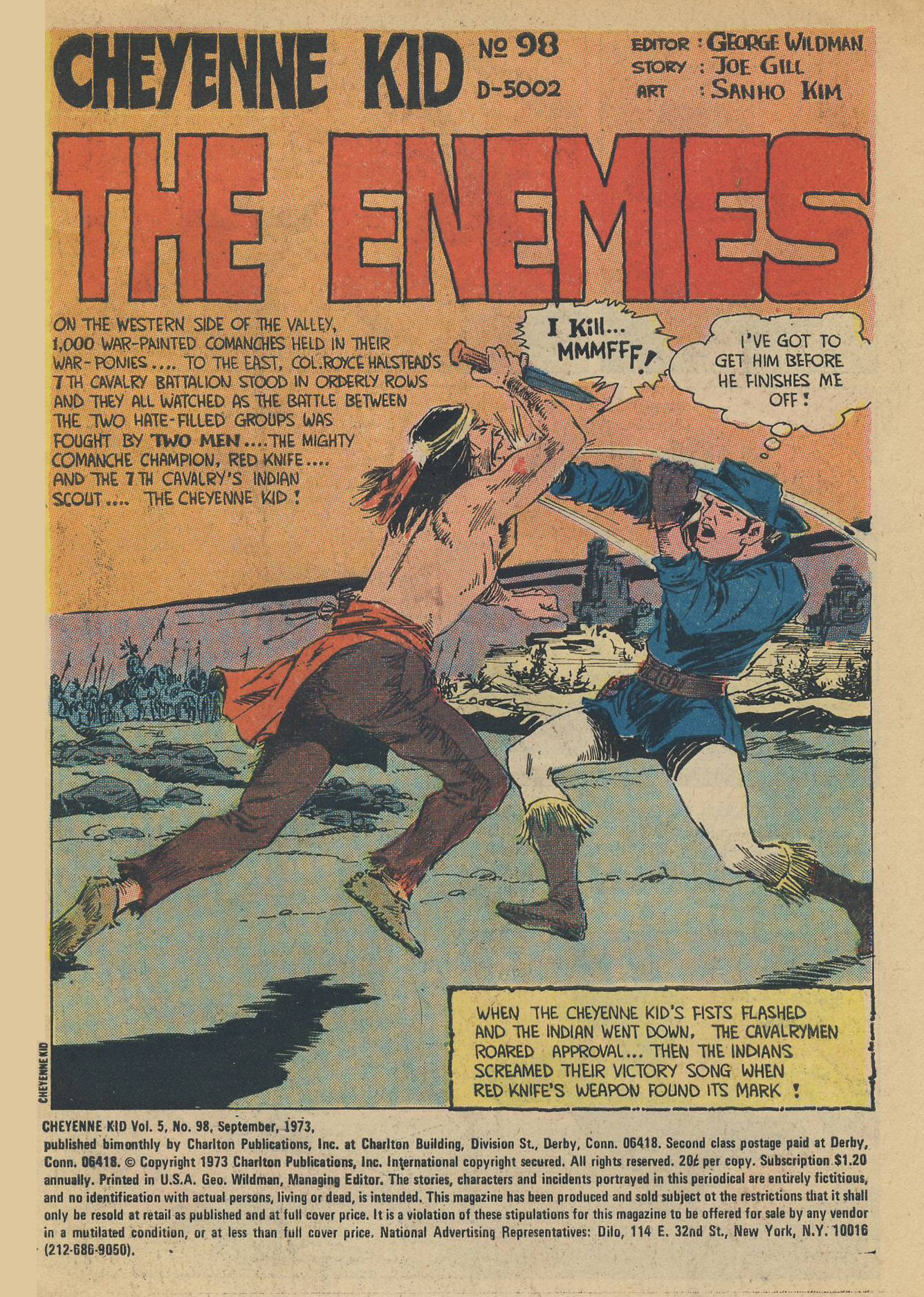 Read online Cheyenne Kid comic -  Issue #98 - 3