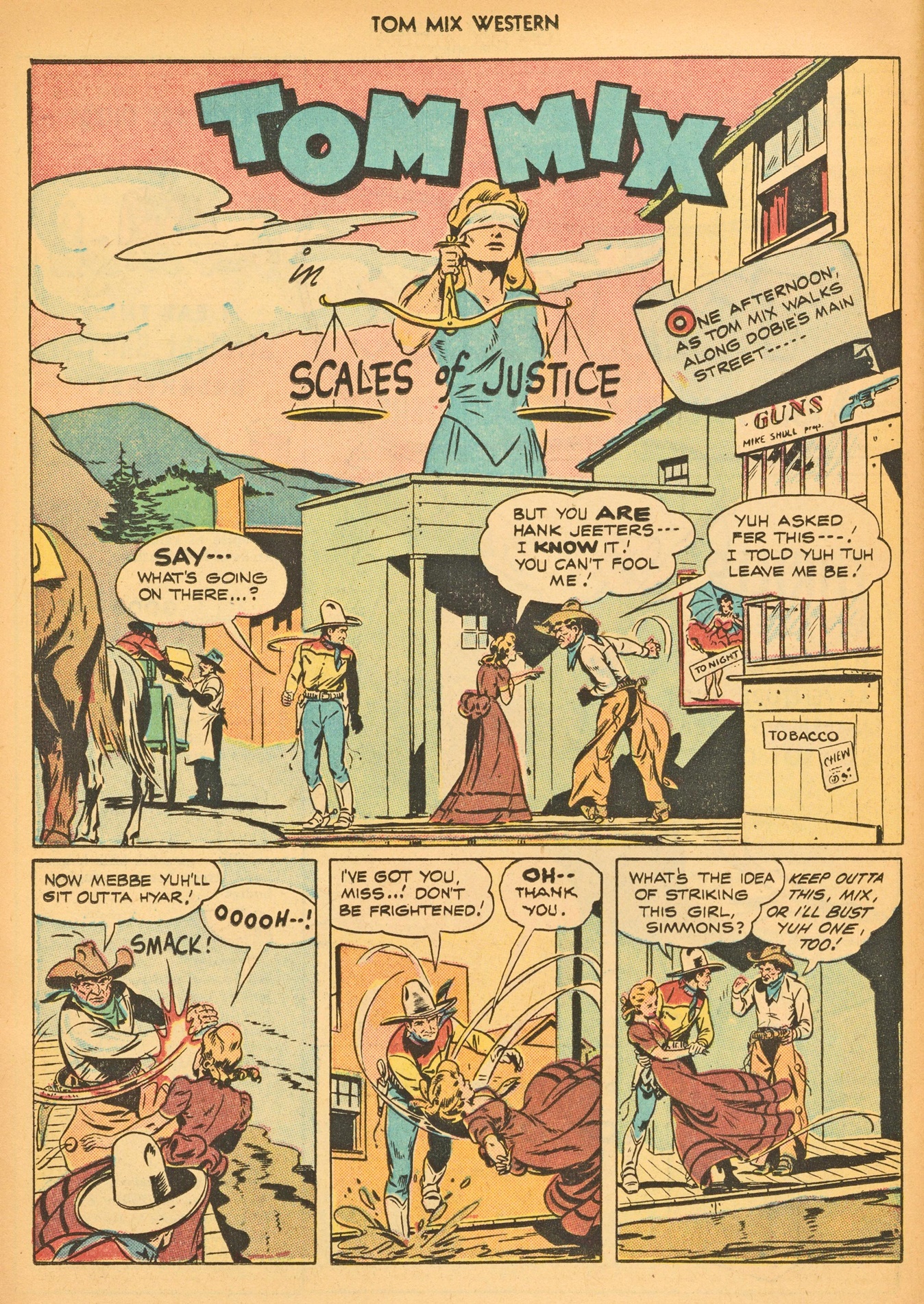 Read online Tom Mix Western (1948) comic -  Issue #3 - 42