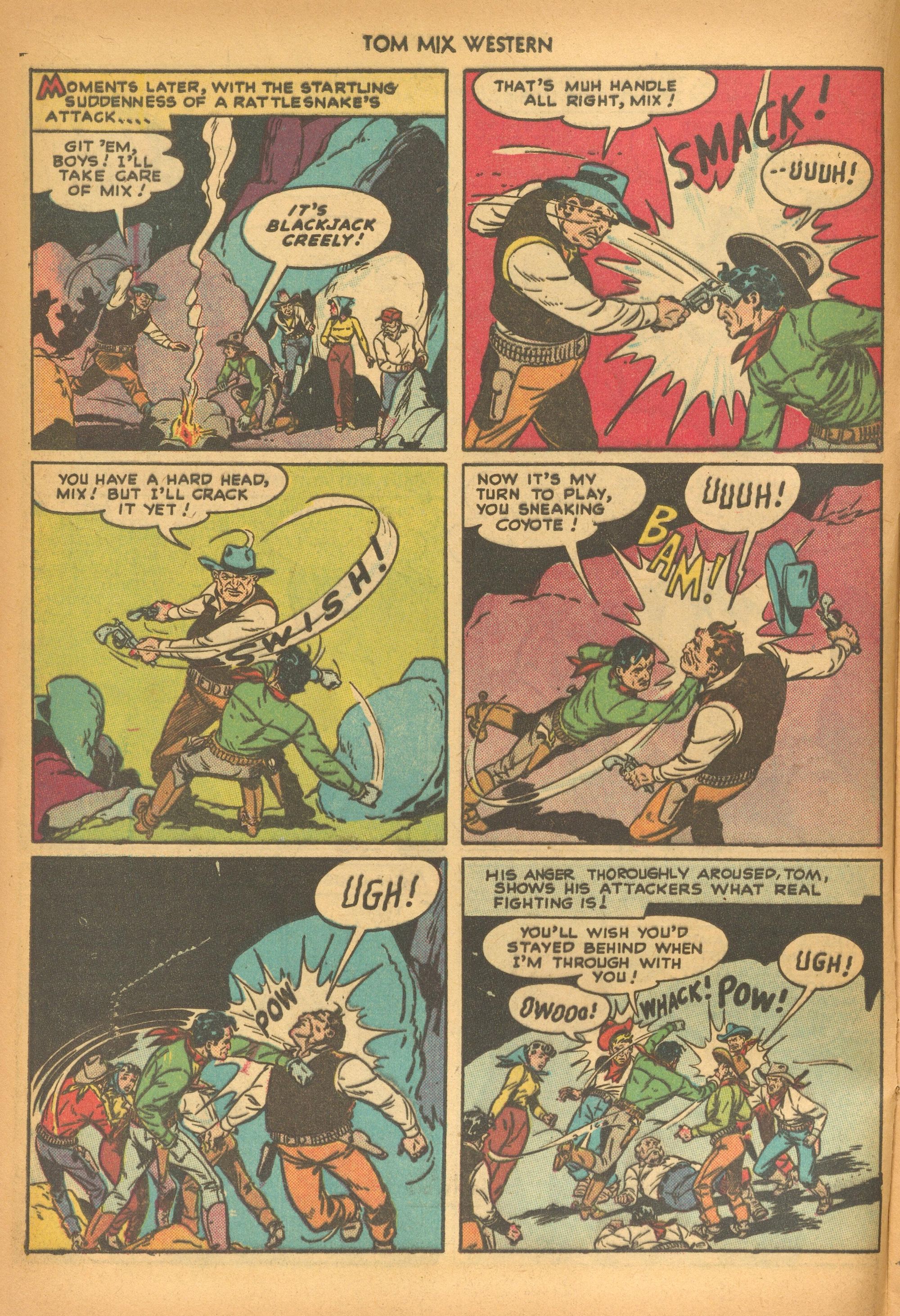 Read online Tom Mix Western (1948) comic -  Issue #16 - 16