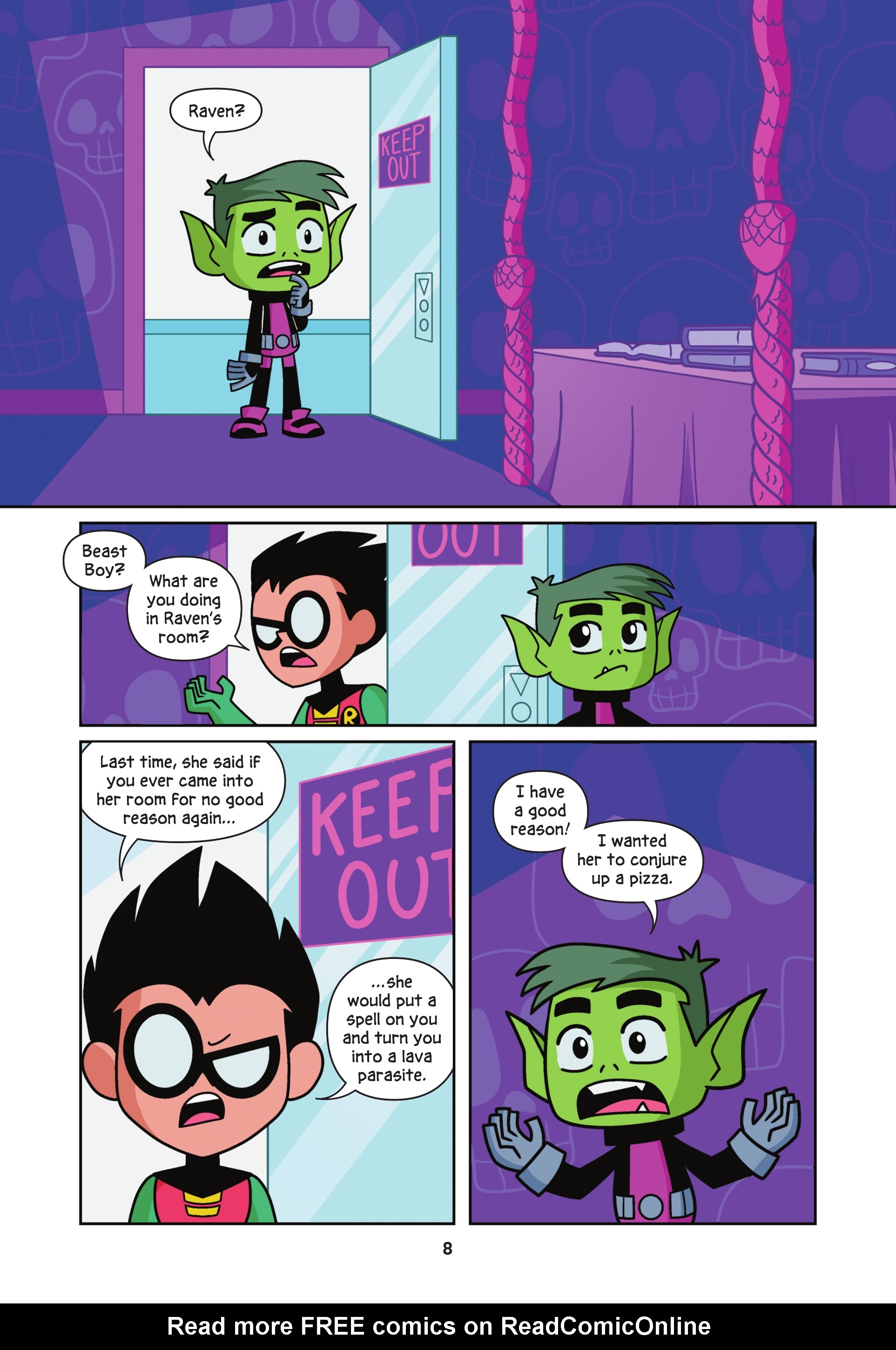 Read online Teen Titans Go! To the Library! comic -  Issue # TPB (Part 1) - 7