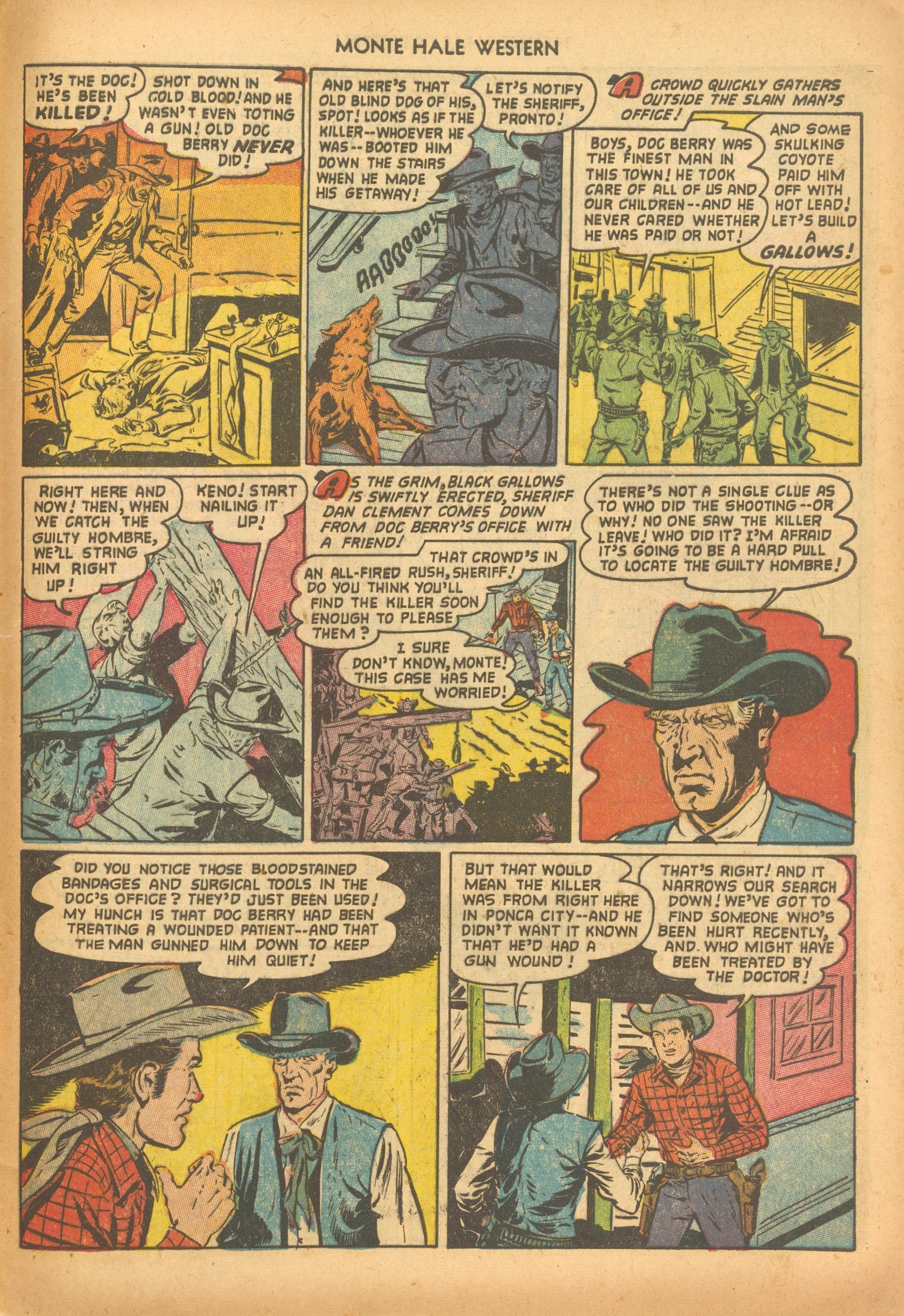 Read online Monte Hale Western comic -  Issue #79 - 29
