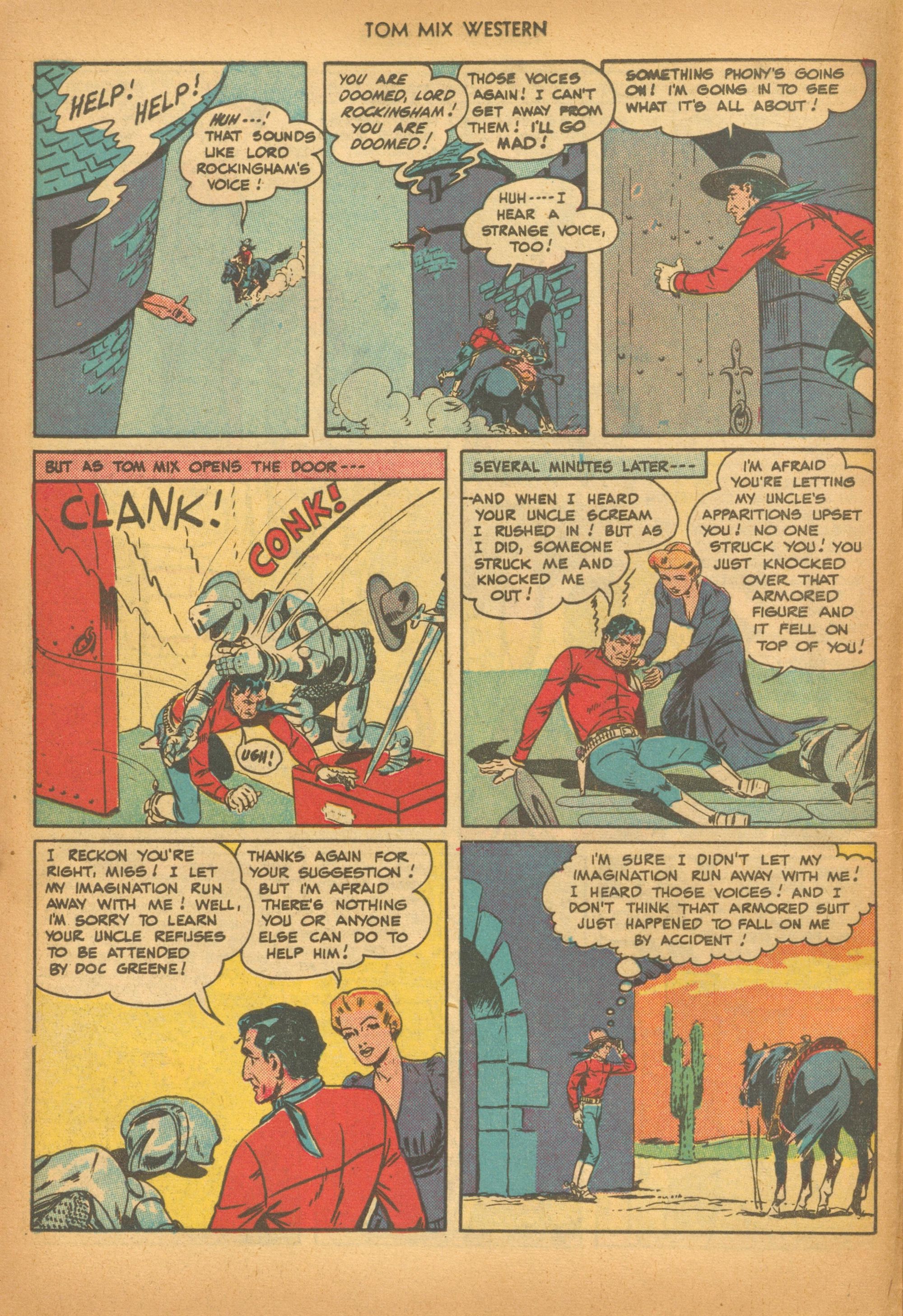 Read online Tom Mix Western (1948) comic -  Issue #19 - 18