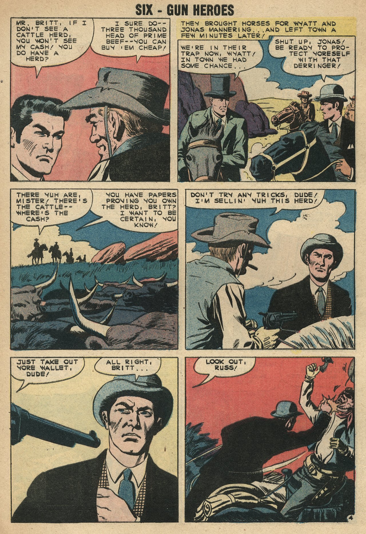 Read online Six-Gun Heroes comic -  Issue #53 - 28