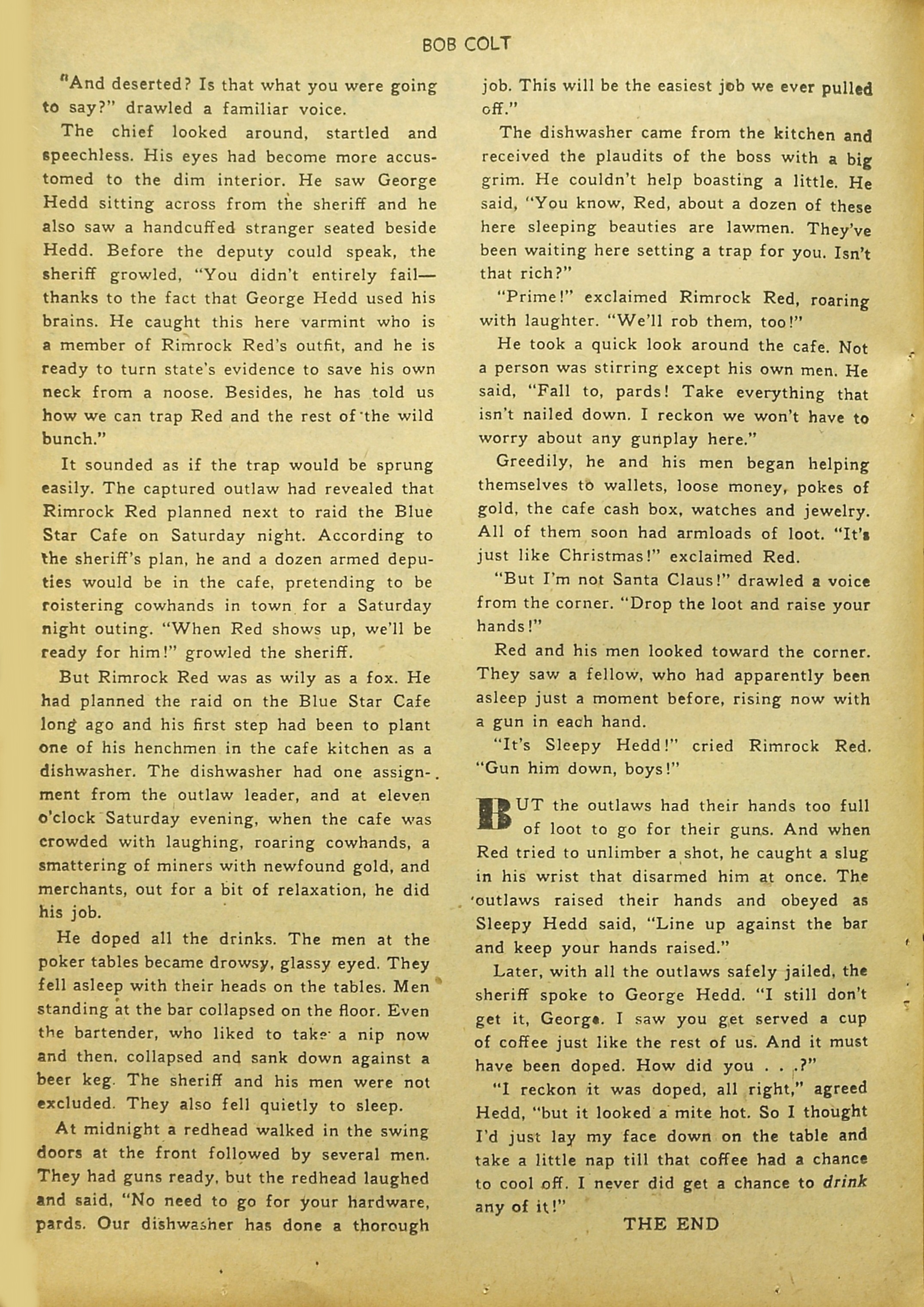 Read online Bob Colt Western comic -  Issue #9 - 22