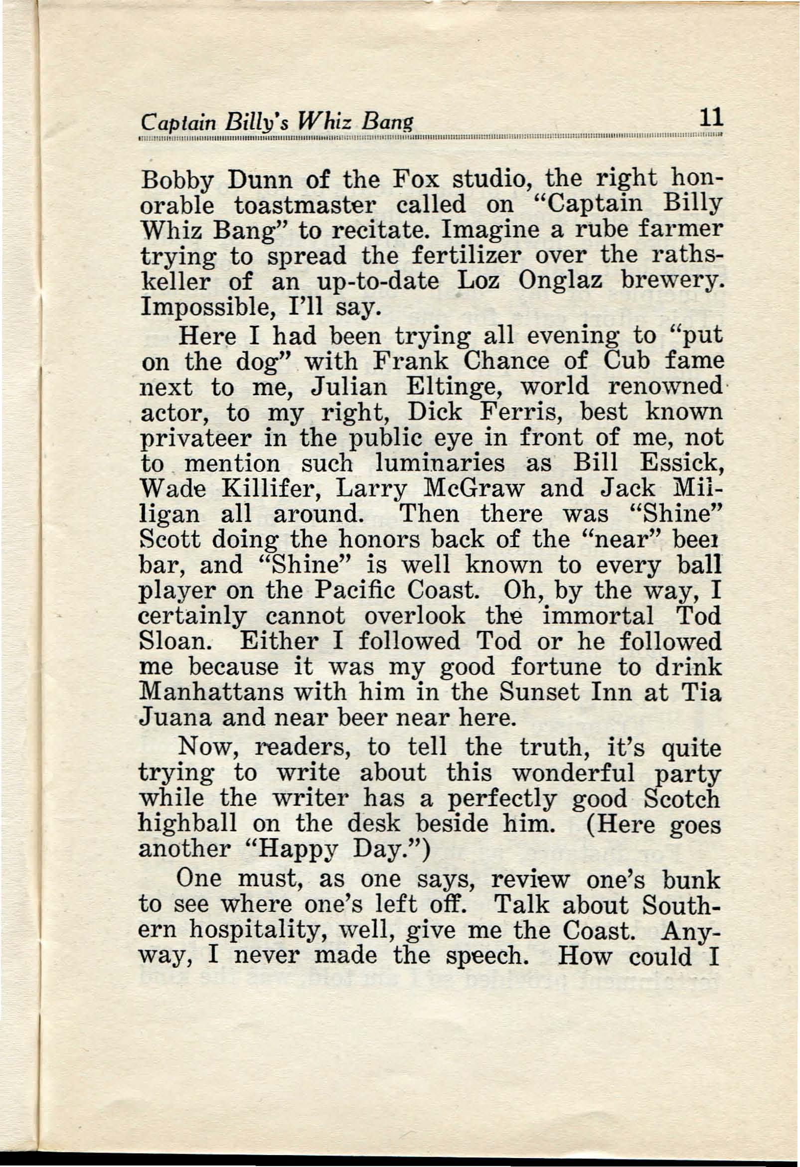 Read online Captain Billy's Whiz Bang comic -  Issue #28 - 13