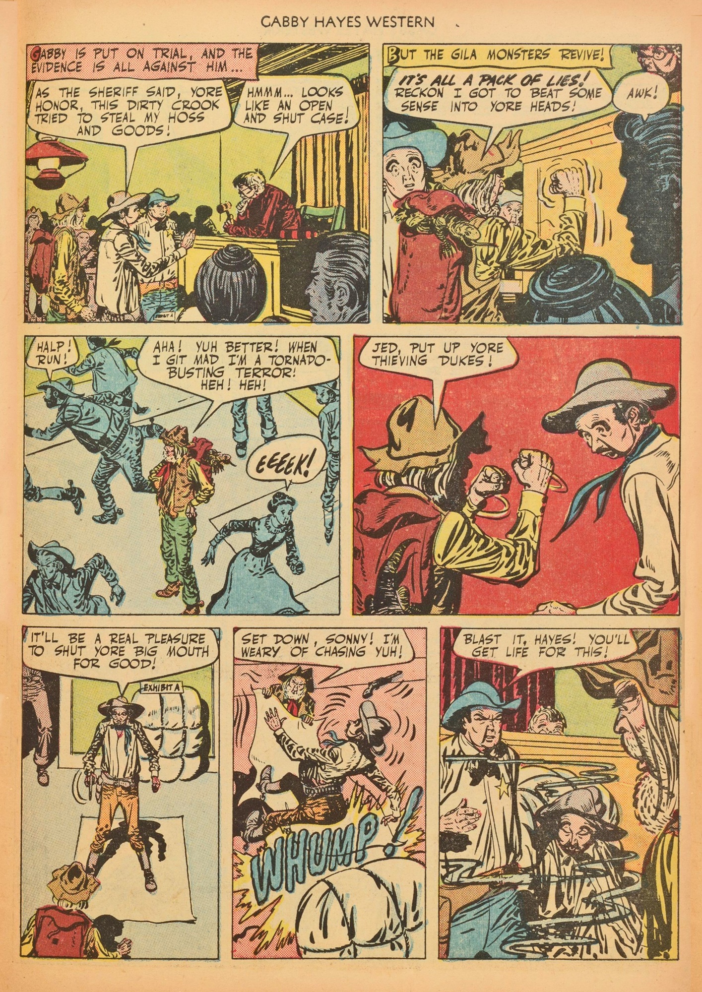 Read online Gabby Hayes Western comic -  Issue #25 - 31