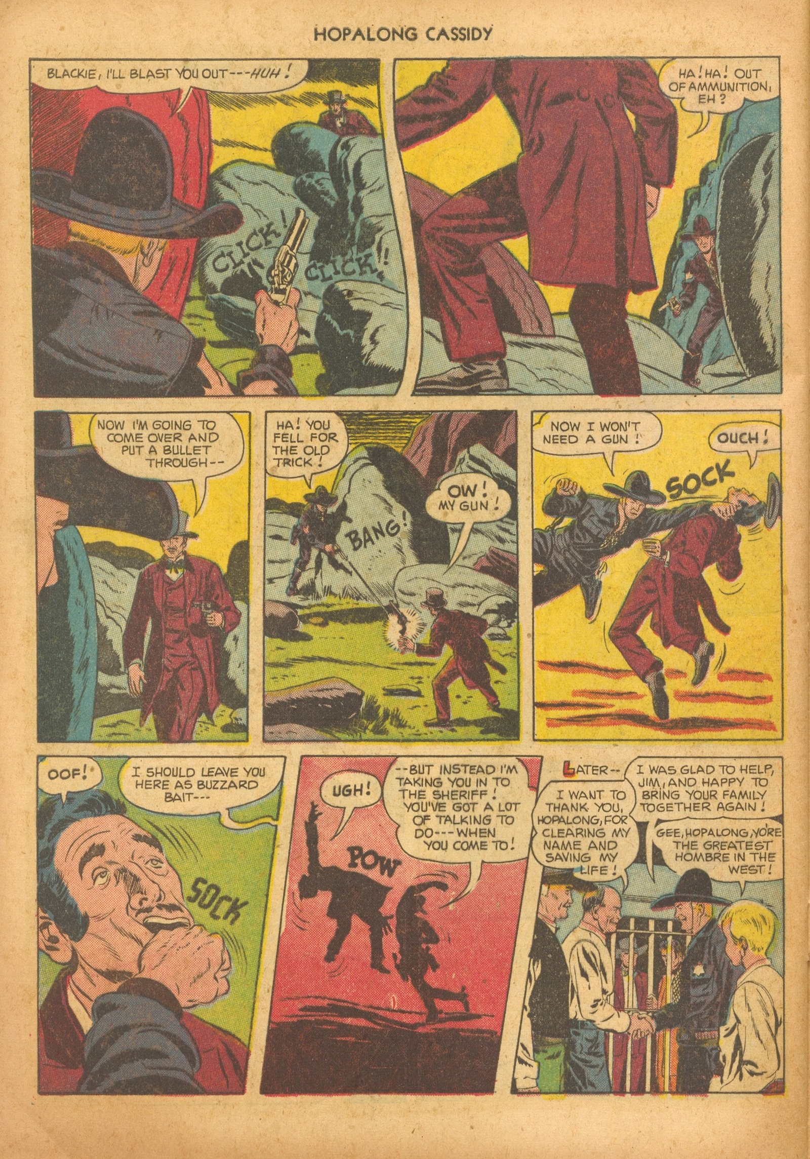 Read online Hopalong Cassidy comic -  Issue #69 - 32