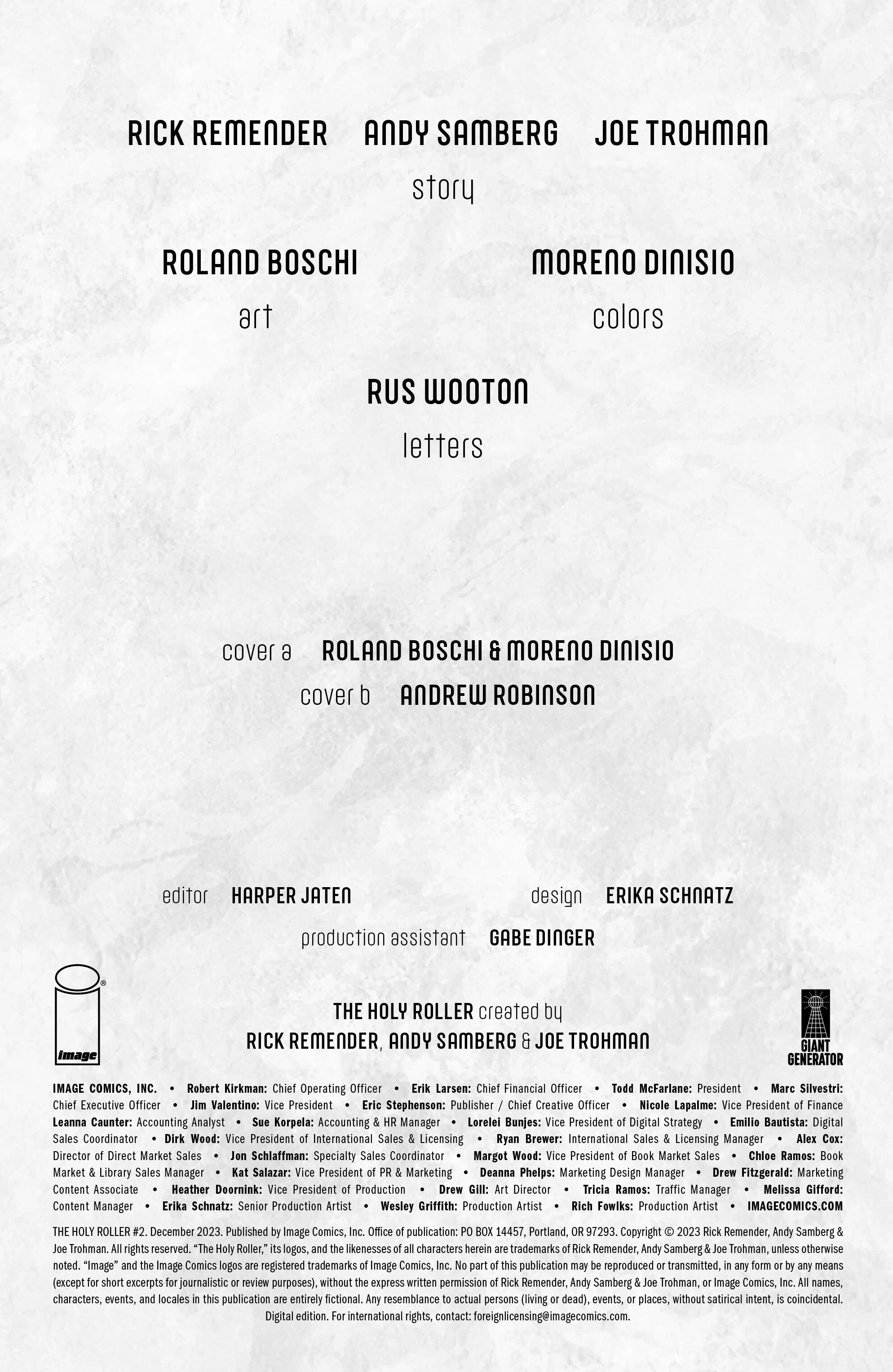 Read online The Holy Roller comic -  Issue #2 - 2