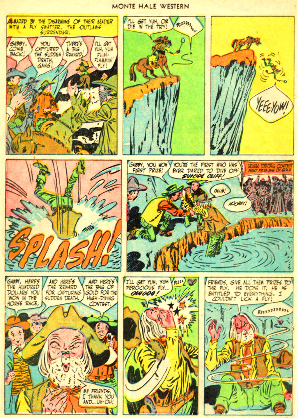 Read online Monte Hale Western comic -  Issue #61 - 22