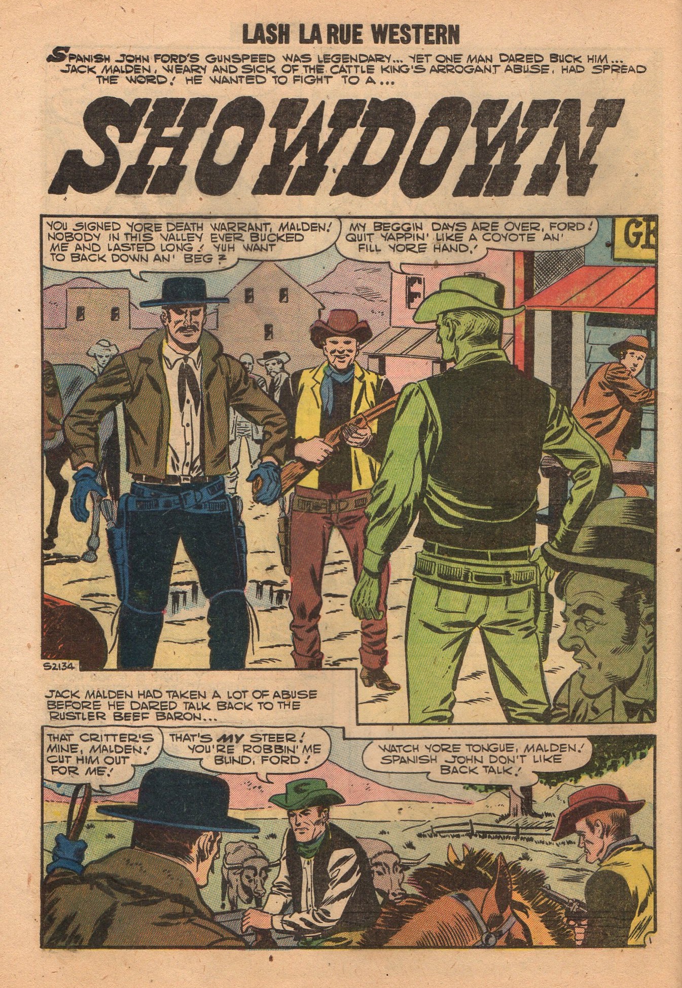 Read online Lash Larue Western (1949) comic -  Issue #65 - 28