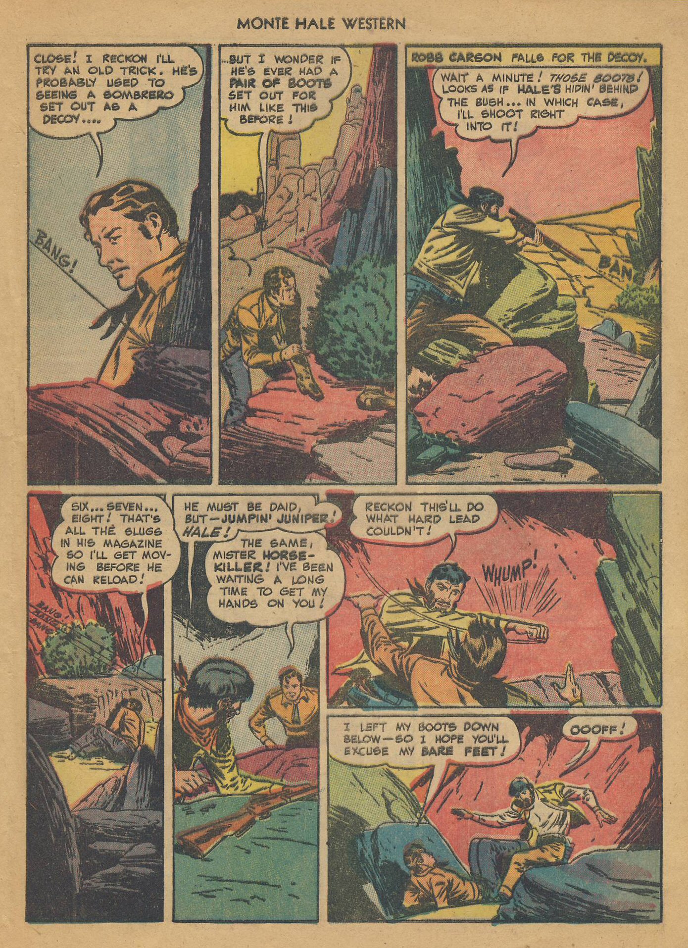 Read online Monte Hale Western comic -  Issue #36 - 20