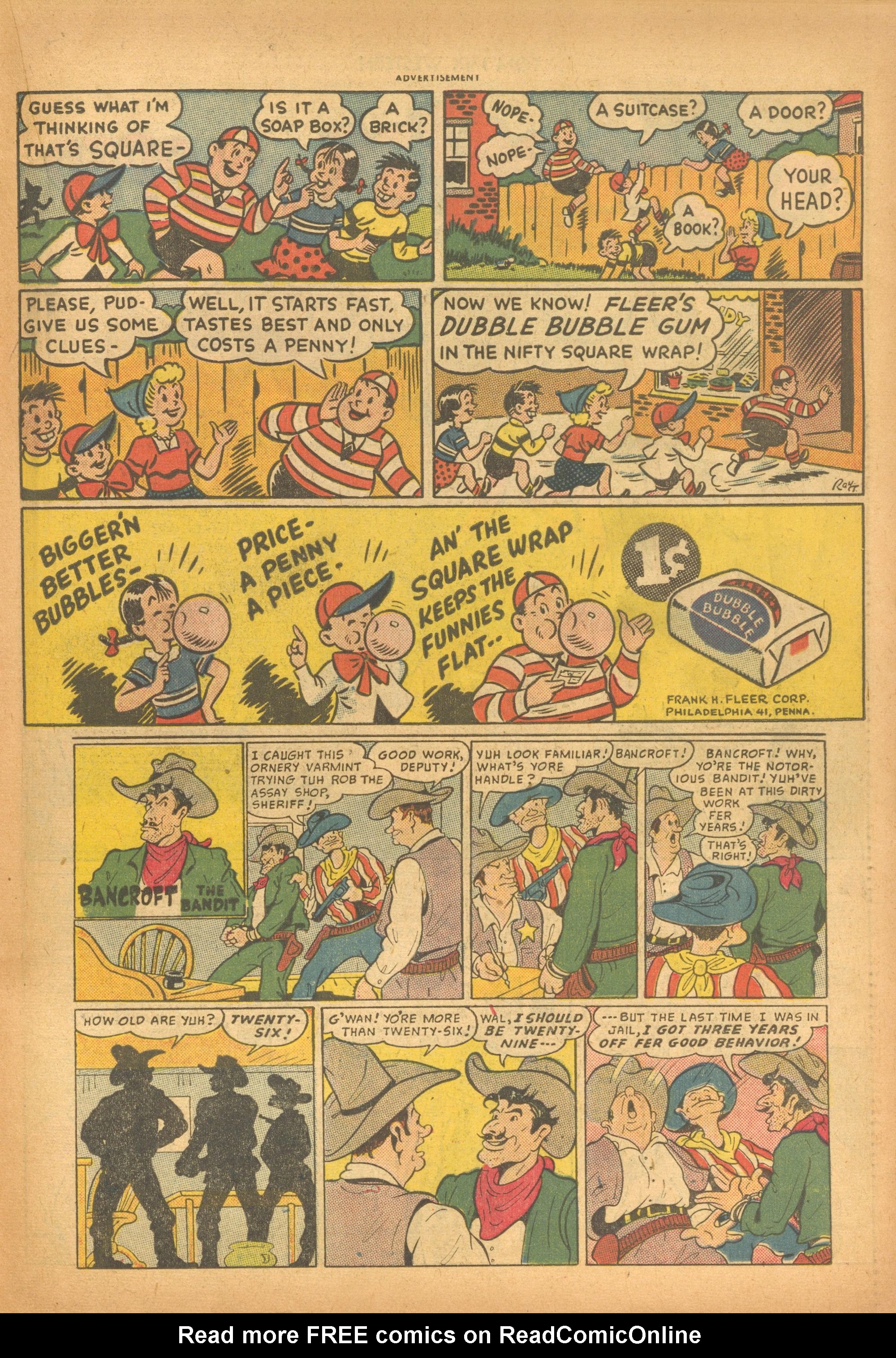 Read online Tom Mix Western (1948) comic -  Issue #28 - 35