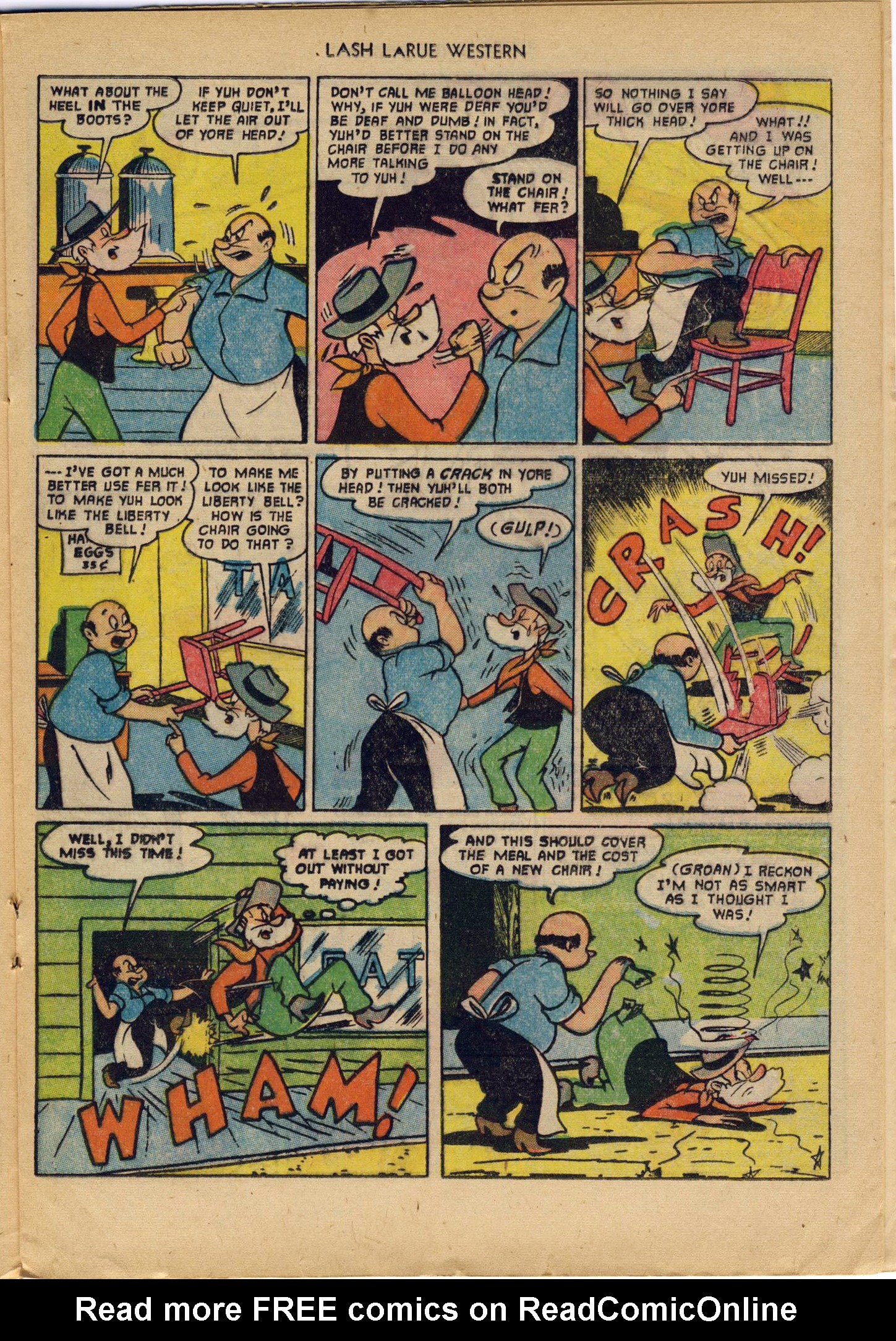 Read online Lash Larue Western (1949) comic -  Issue #29 - 17